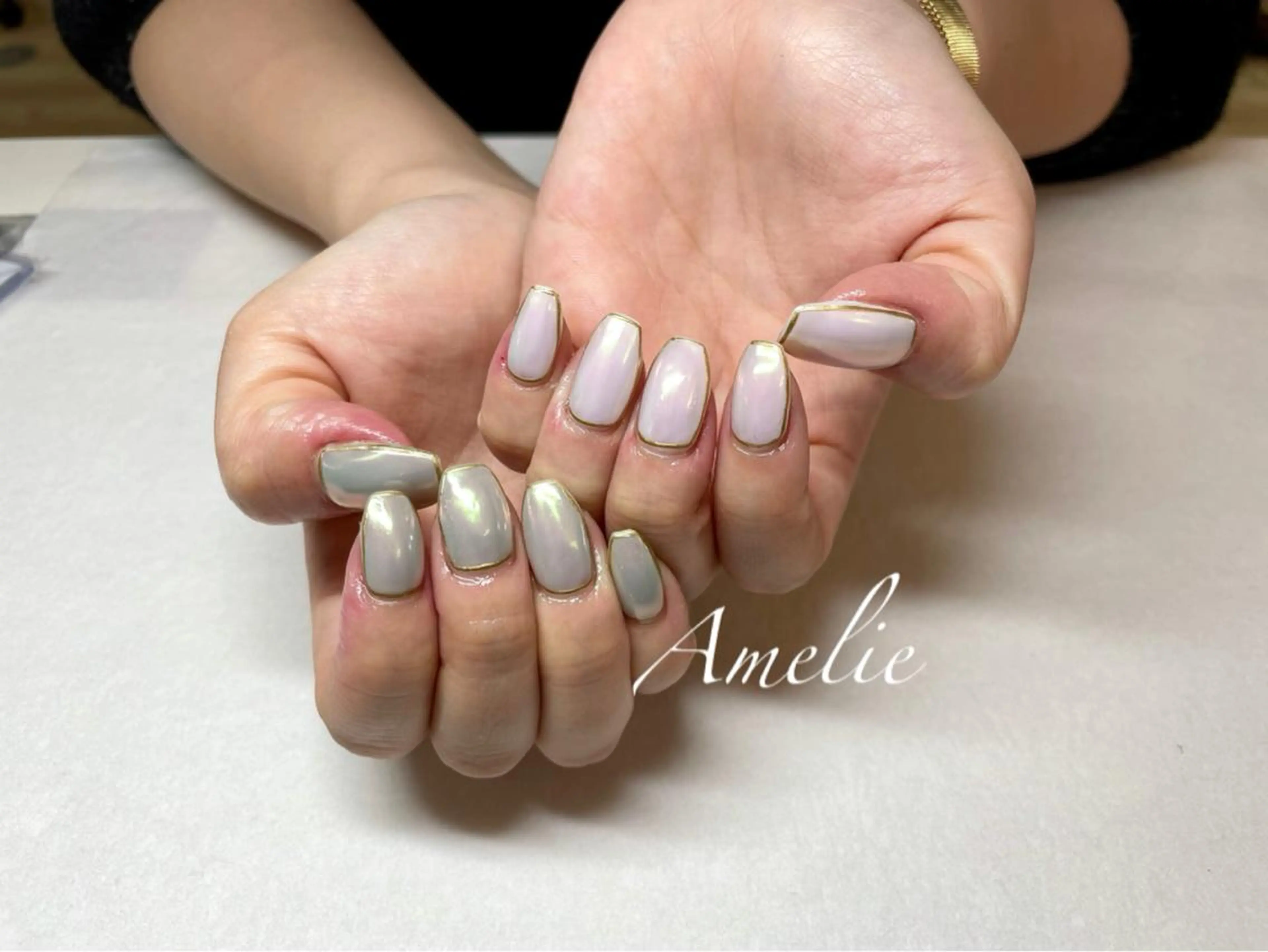 ネイル オーロラネイル yo koのネイルデザイン