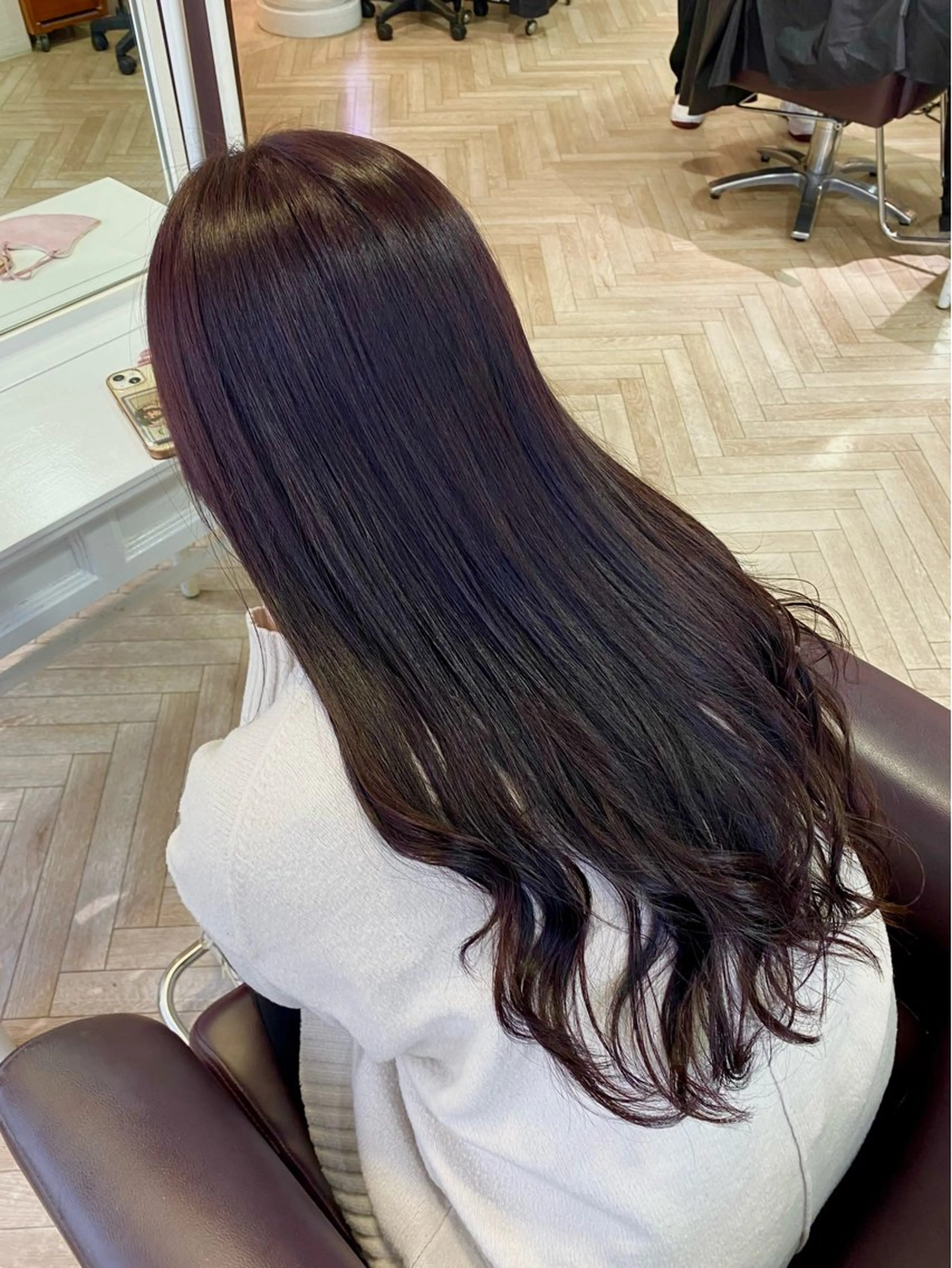 ロング カラー ブリーチ ダブルカラー ブリーチなしカラー Reginavita栄店 【レジナヴィータ】所属・鈴木 二依奈のヘアスタイル