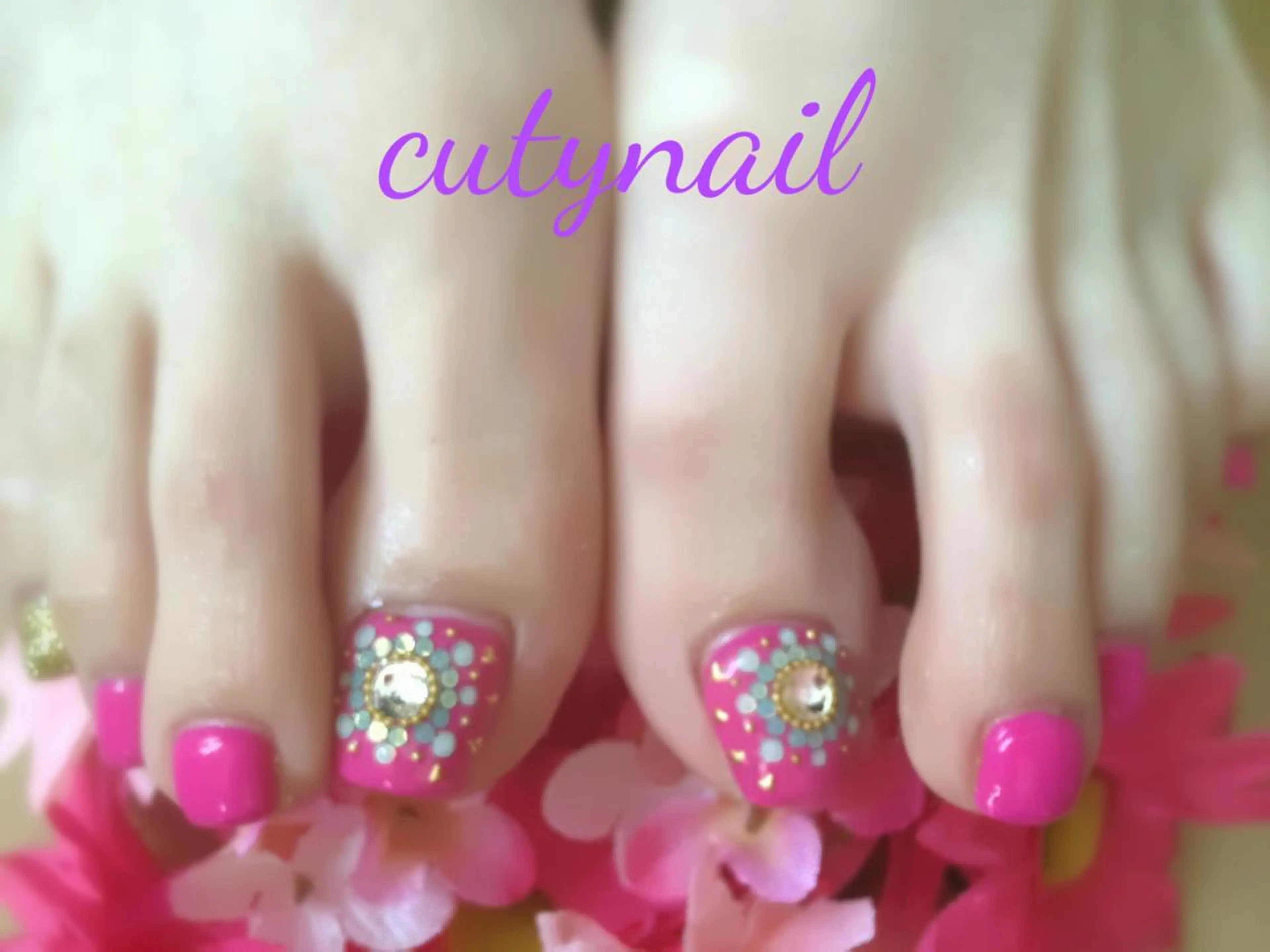 ネイル フットネイル ジェルネイル cuty nailのネイルデザイン