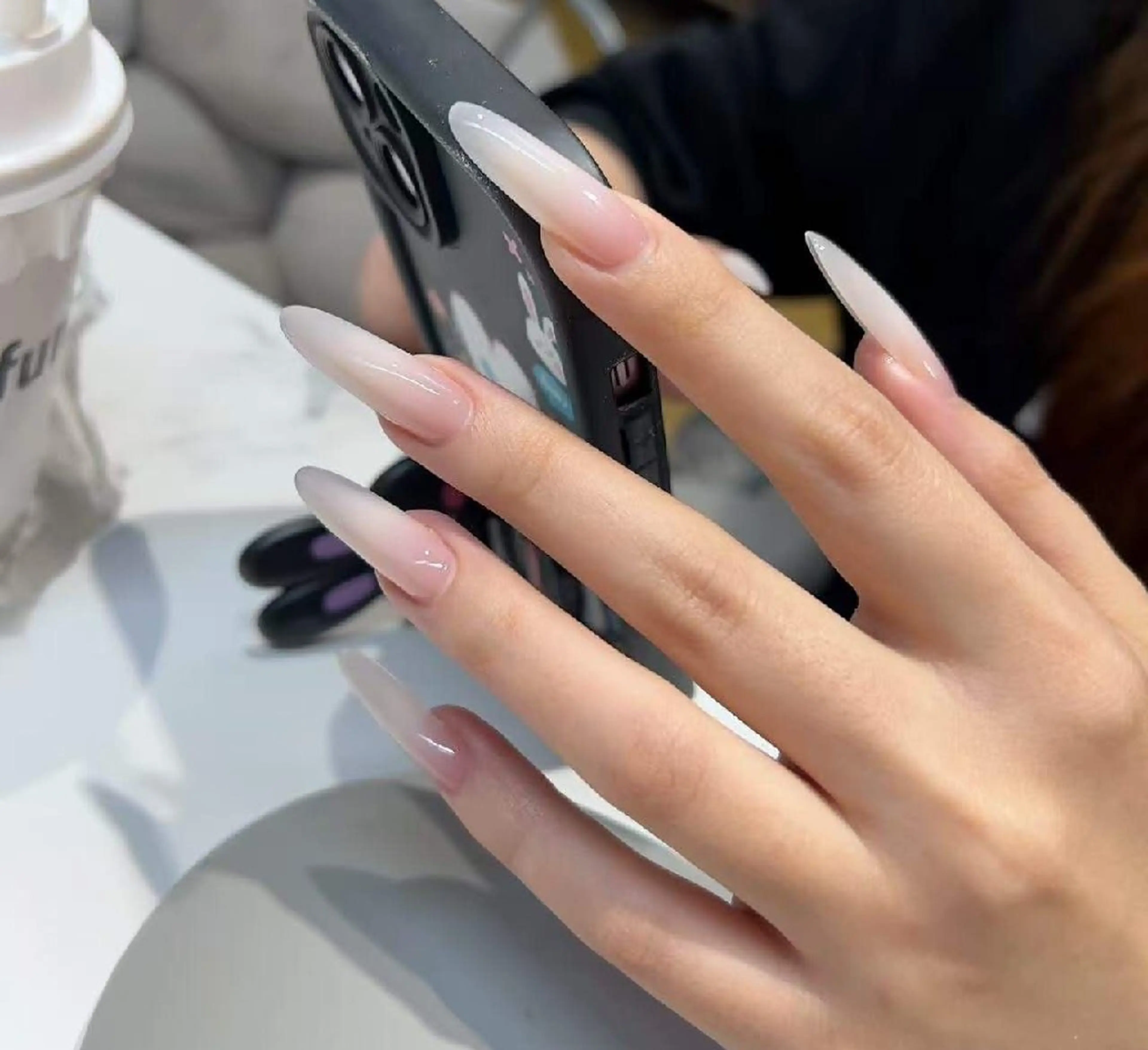 ネイル オーロラネイル フラワーネイル フットネイル フレンチネイル ジェルネイル ハンドネイル Oomiya 服部のネイルデザイン