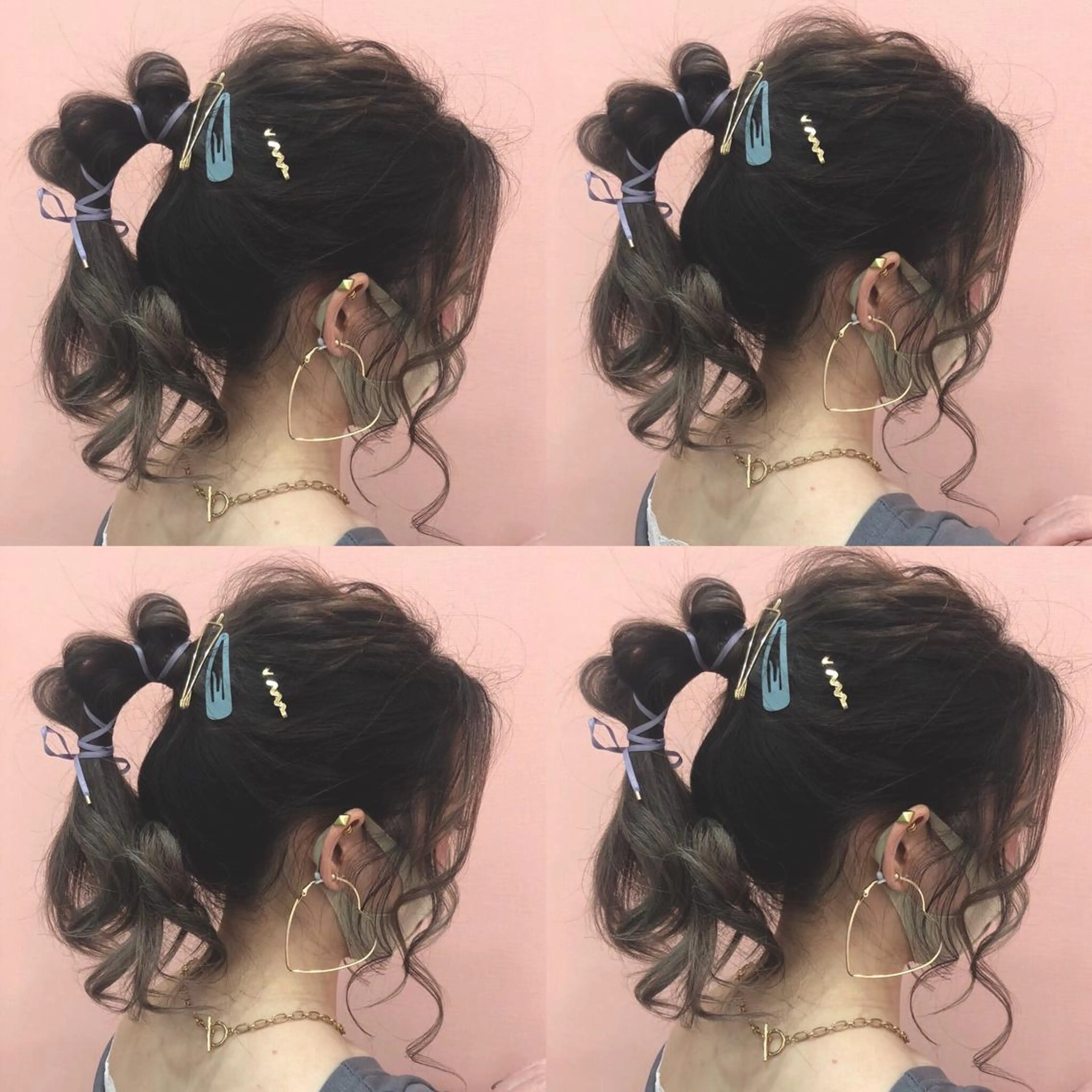 セミロング ヘアアレンジ ヘアセット 🌷MAYU 🌷のヘアスタイル