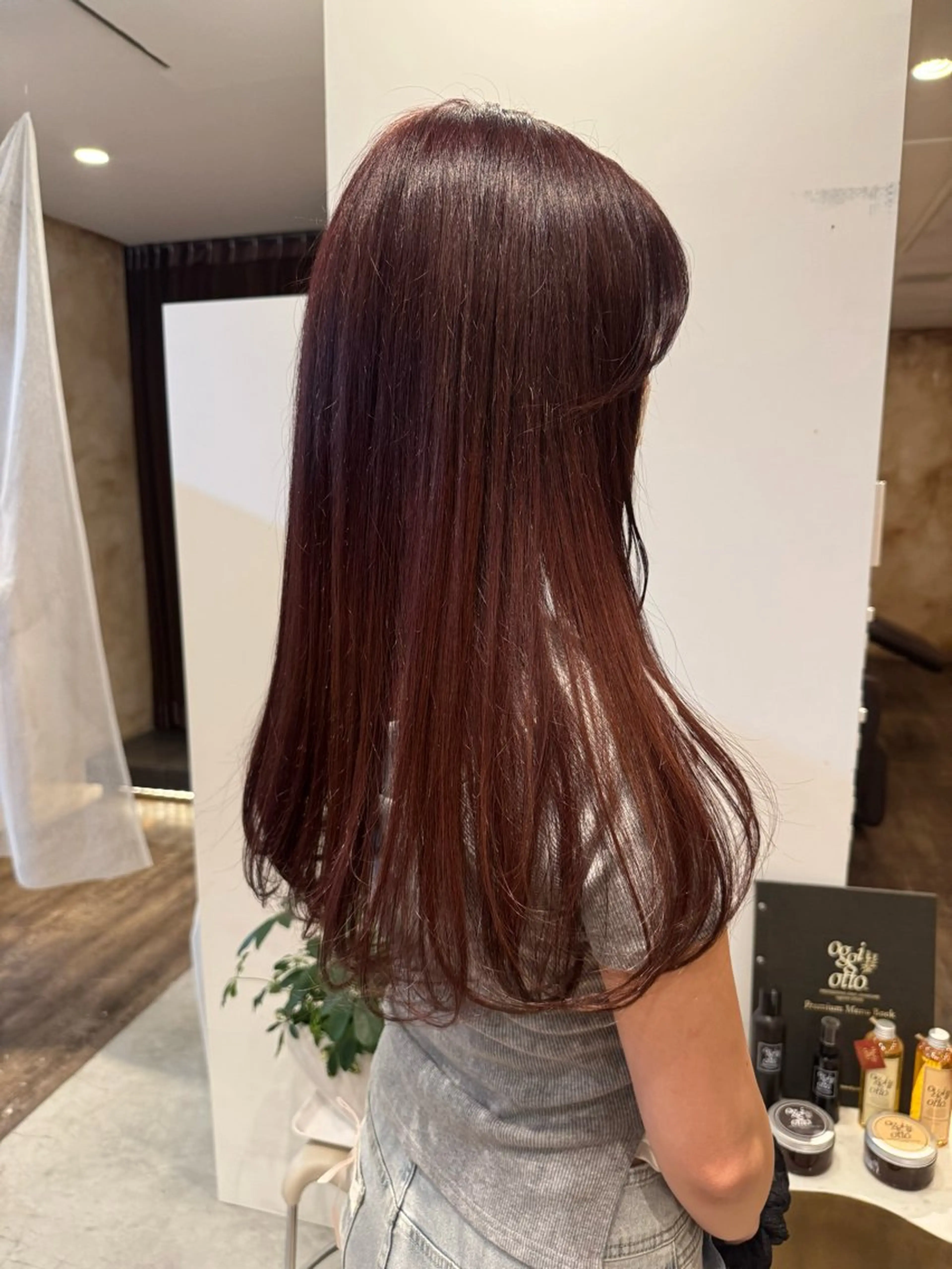 ロング カラー ラベンダーカラー ピンクカラー ピンクラベンダー lot Karen / 心斎橋のヘアスタイル