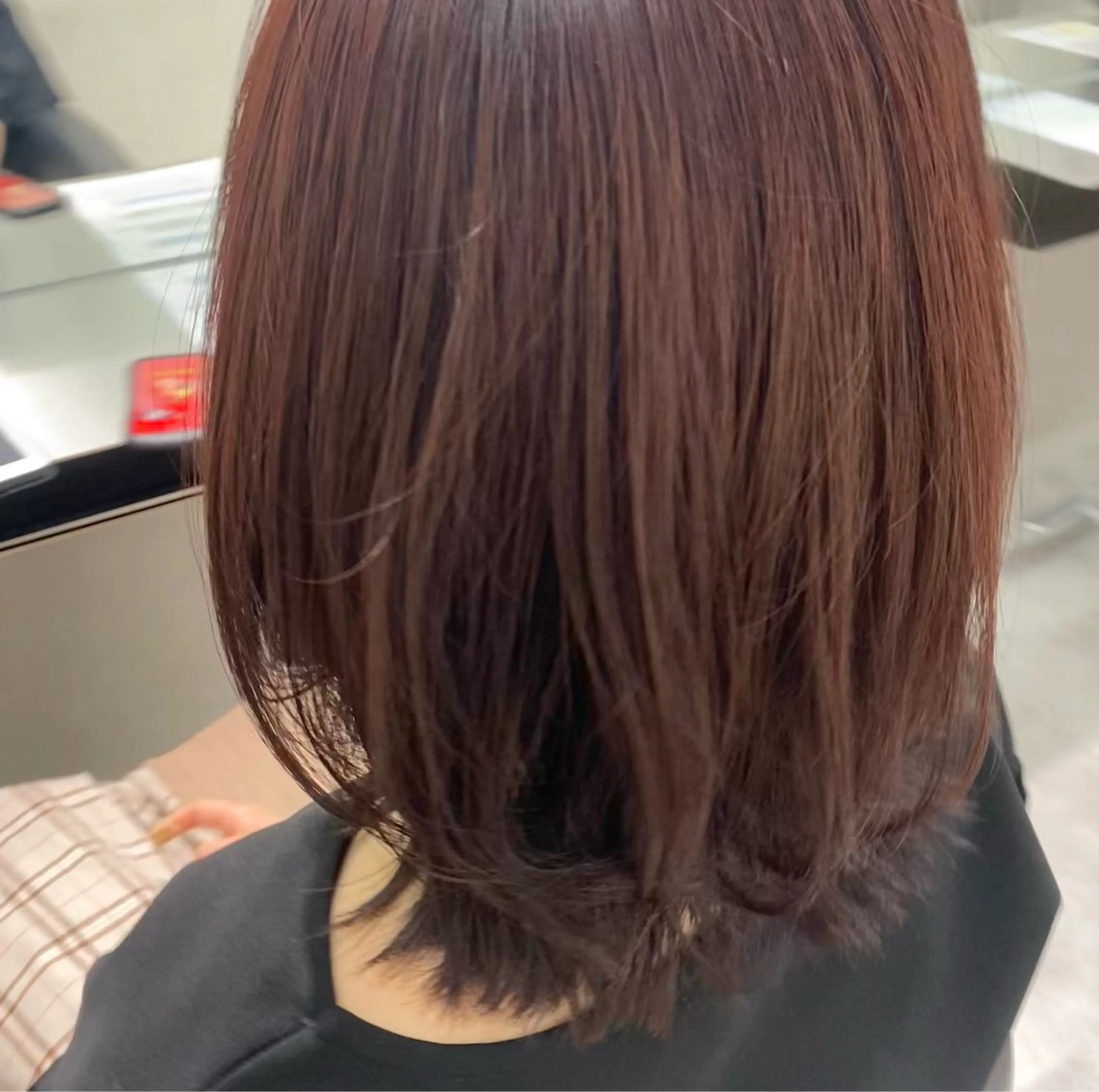 ミディアム カラー 透明感カラー/当日予 約OK🤍〔杉野葵〕のヘアスタイル