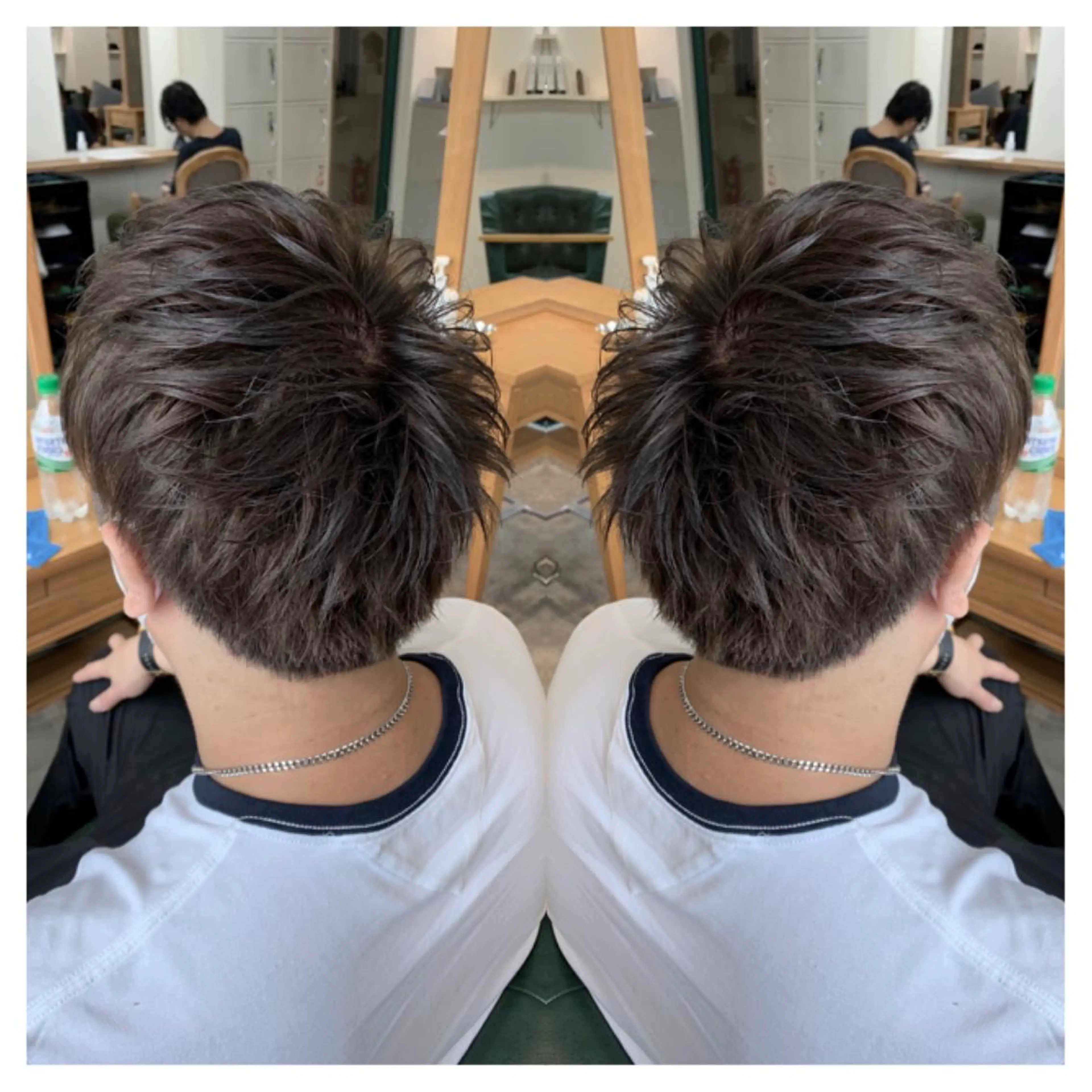 ショート カラー メンズ ヘアカラー トリートメント 村山 茉衣のヘアスタイル