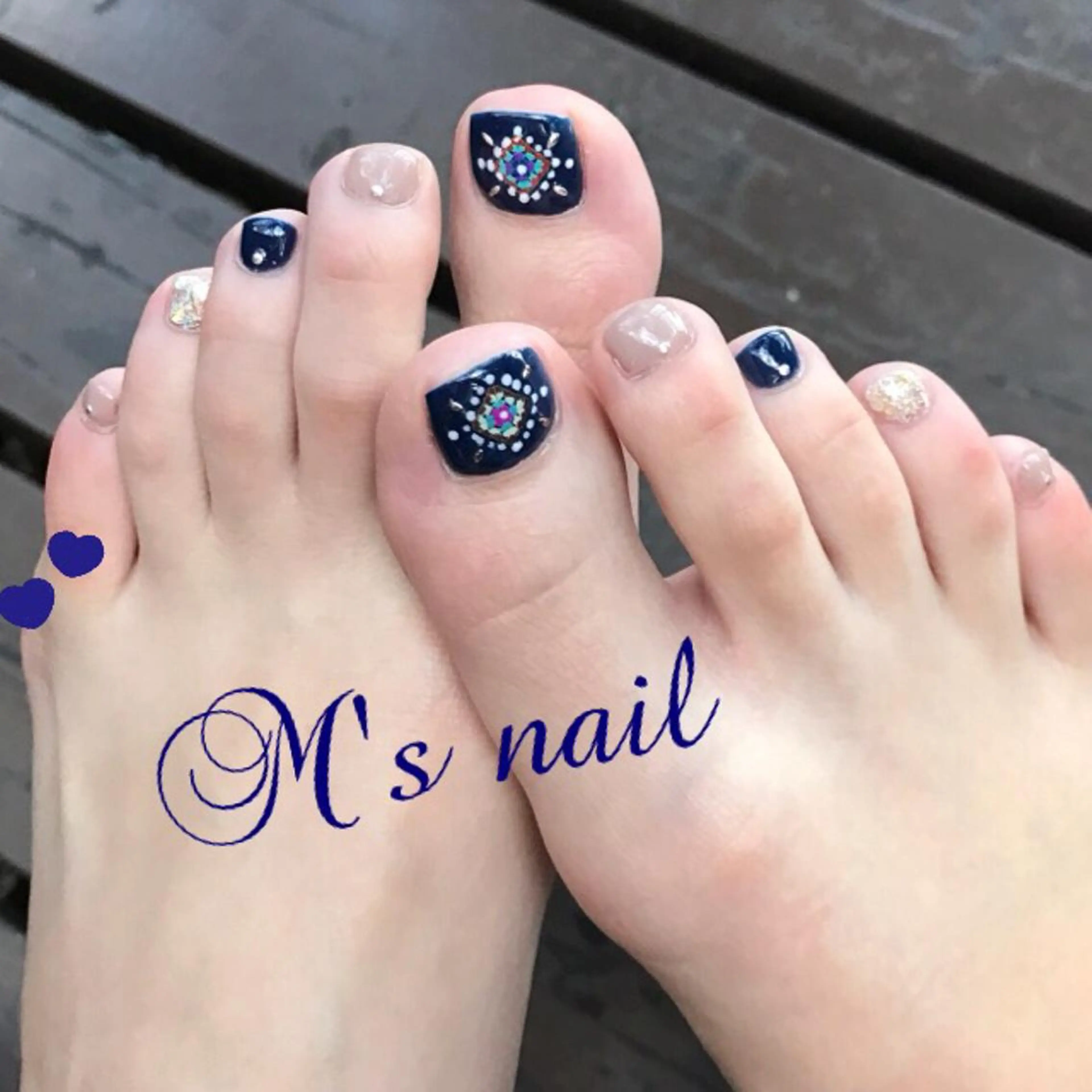 ネイル フットネイル M's nail所属・M's nail ..のネイルデザイン