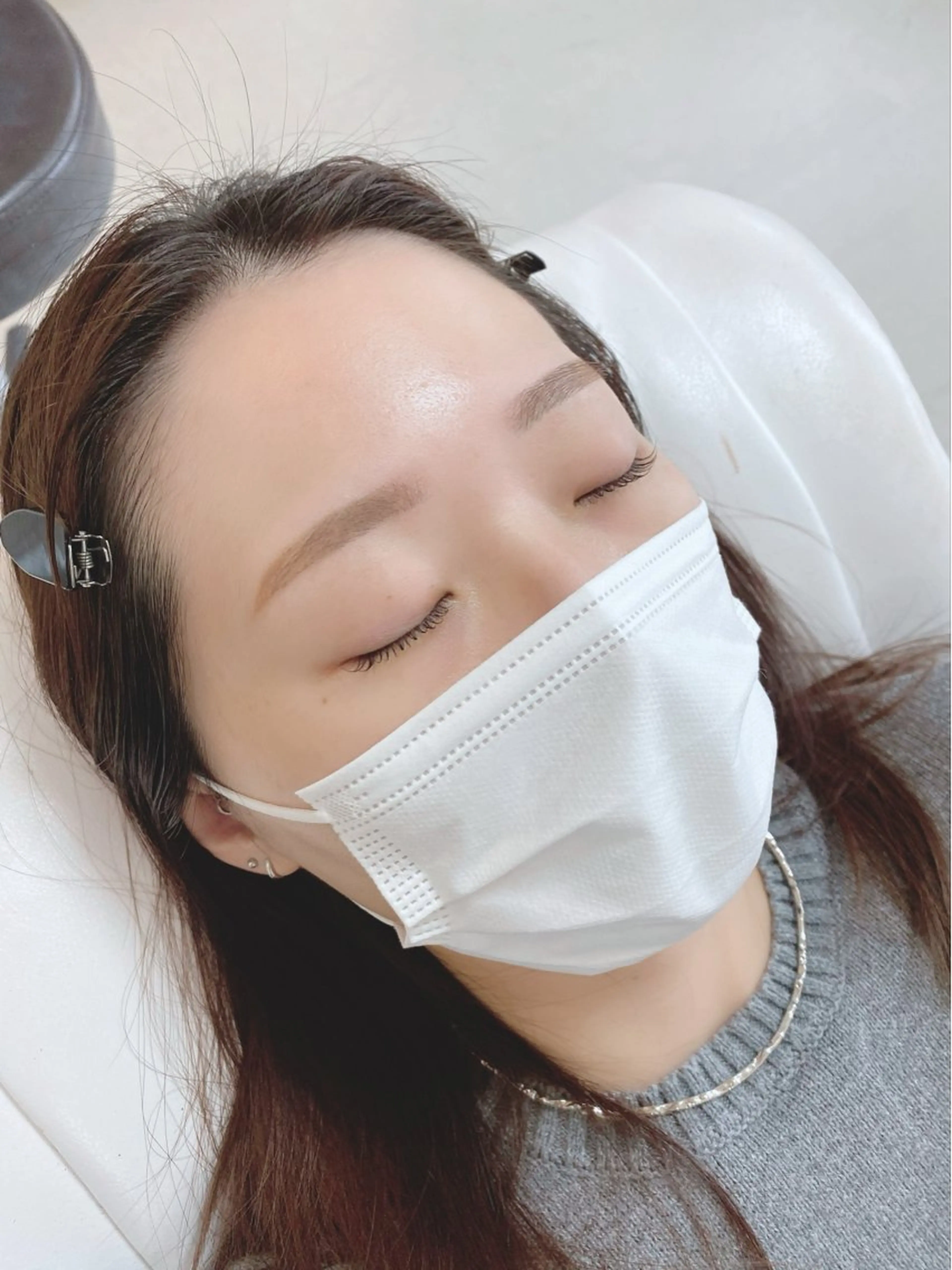 平日限定💫美眉スタイリング+毛量調整20本　3回まで使用可能◎の写真