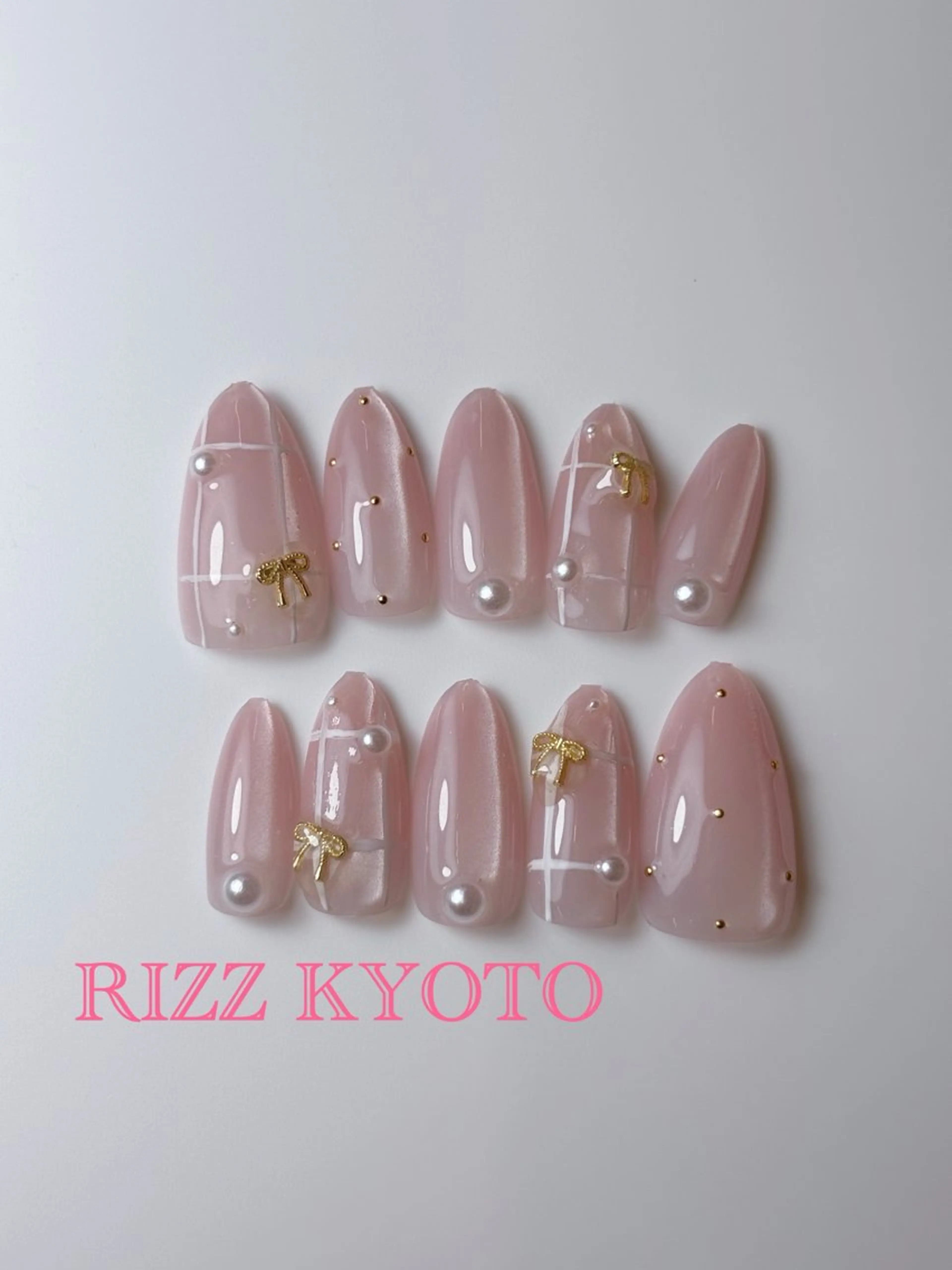 ネイル ネイルチップ ハンドネイル RIZZ KYOTO ゆうのネイルデザイン
