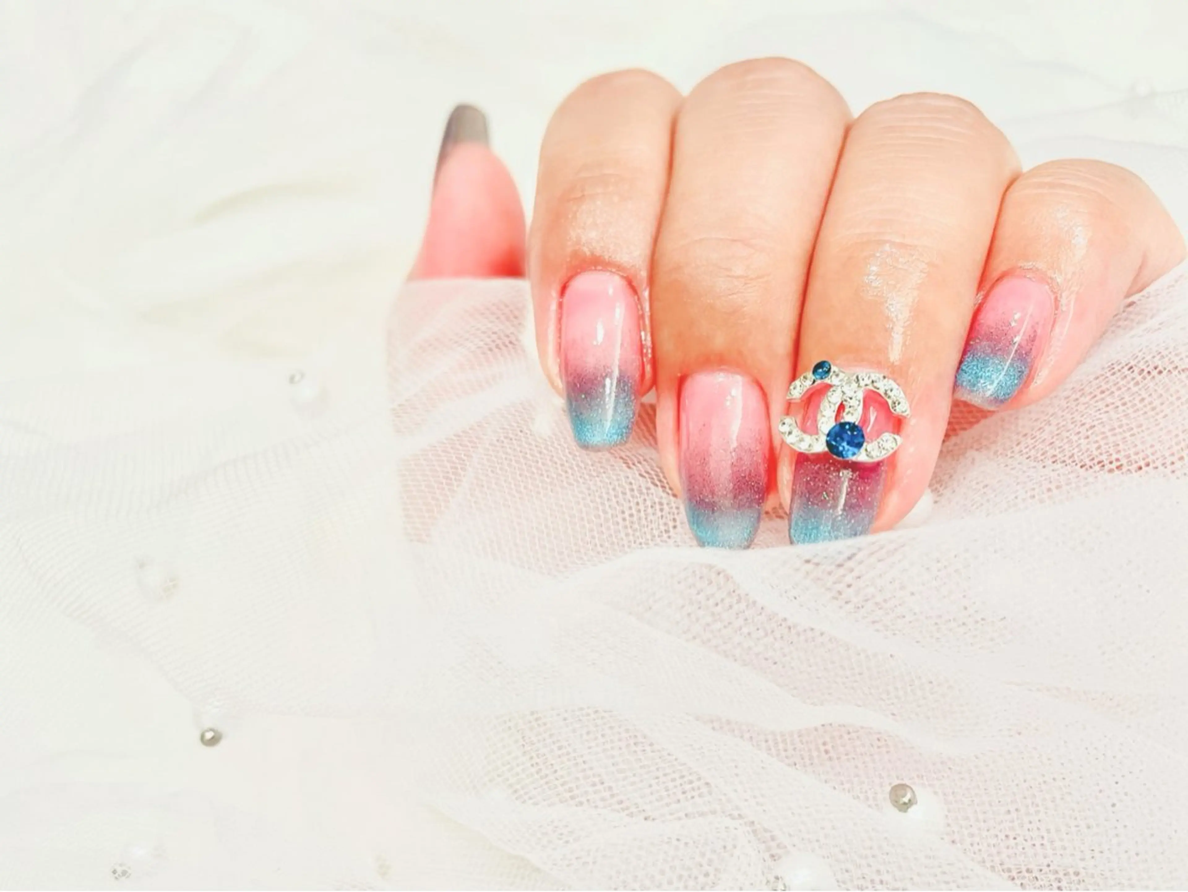 セミロング ハンドネイル nail salon +A所属・Nail Salon +Aのネイルデザイン