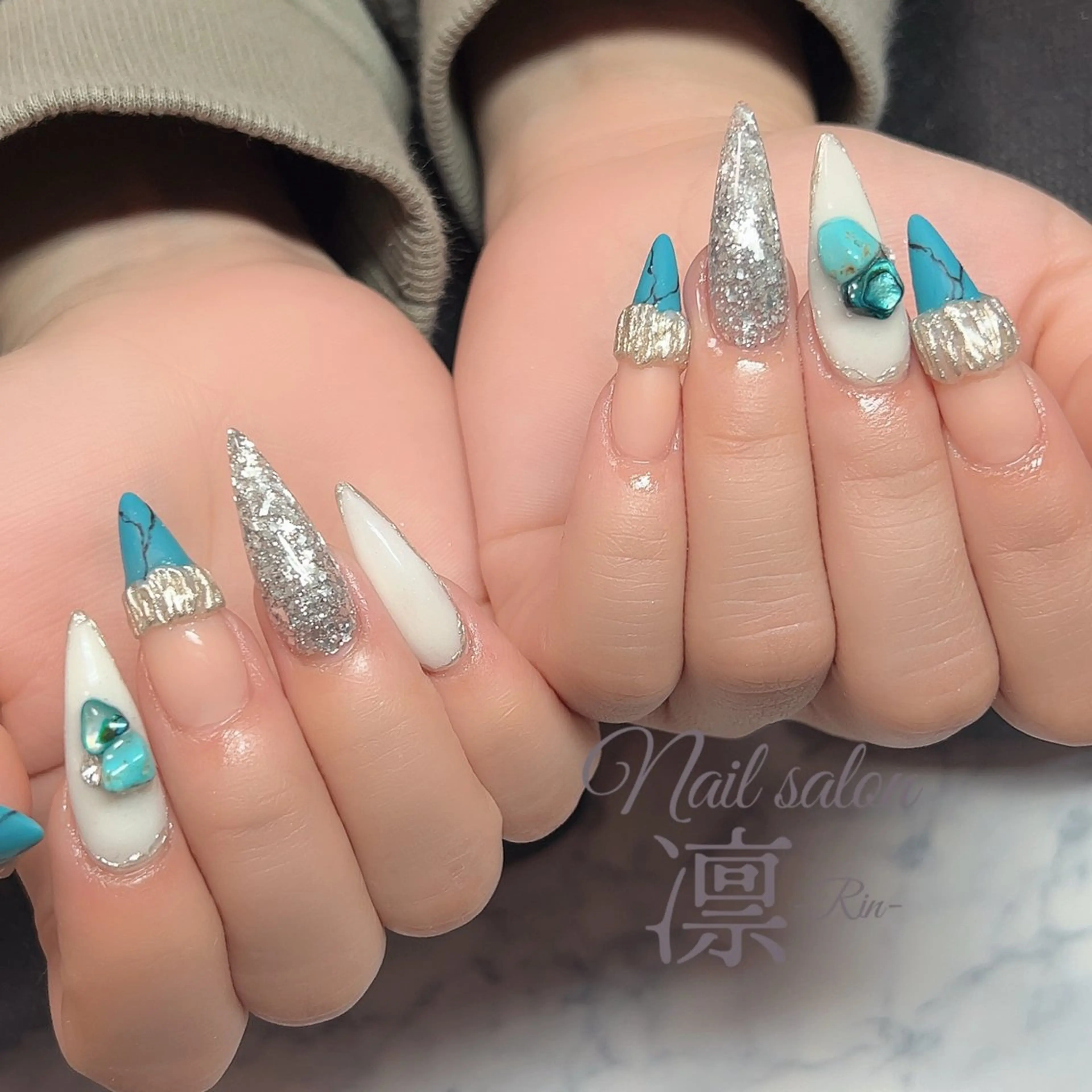 ネイル スカルプネイル private salon凛のネイルデザイン