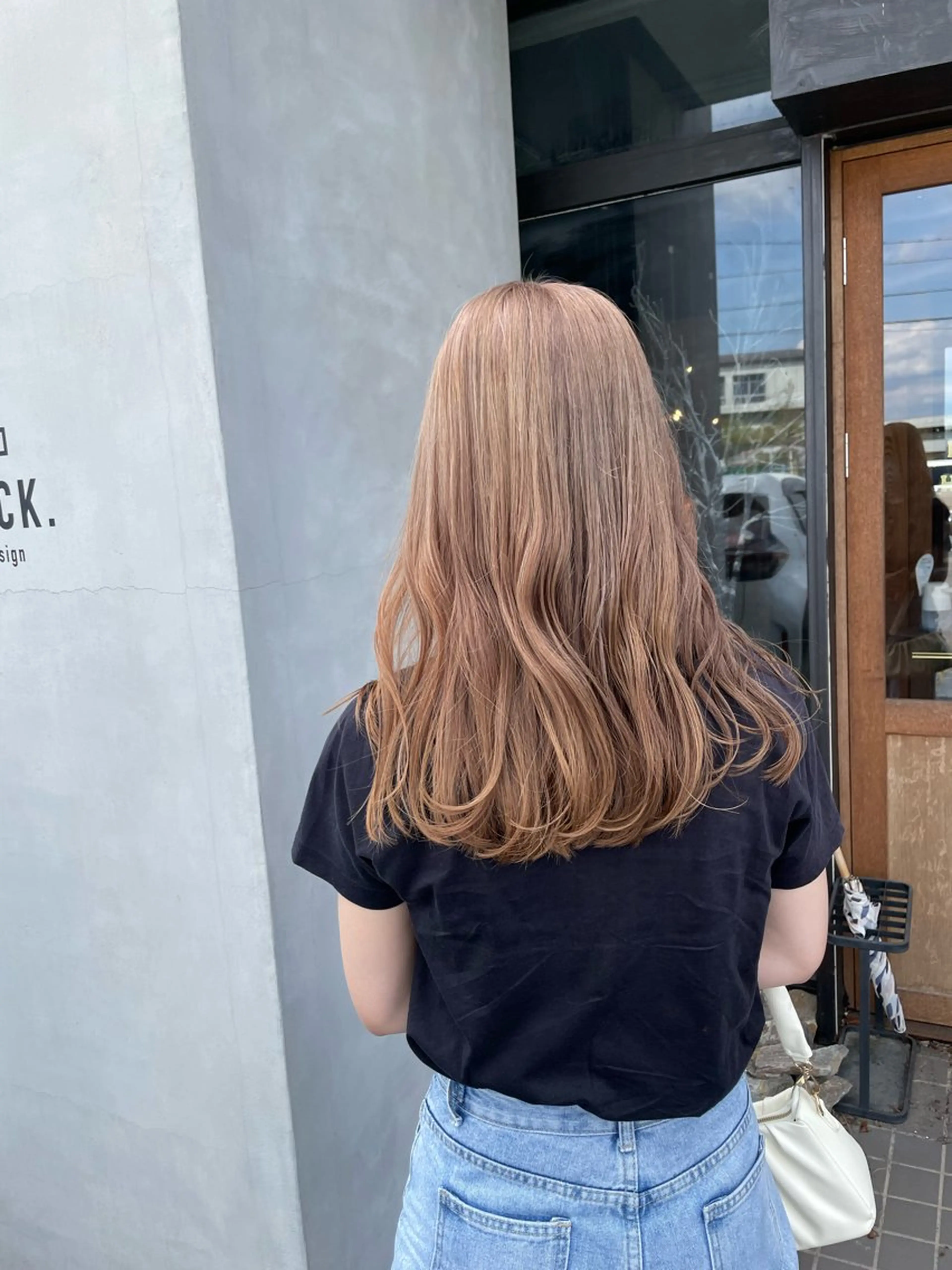 セミロング カラー 透明感/艶髪カラー/ 韓国/rinaのヘアスタイル