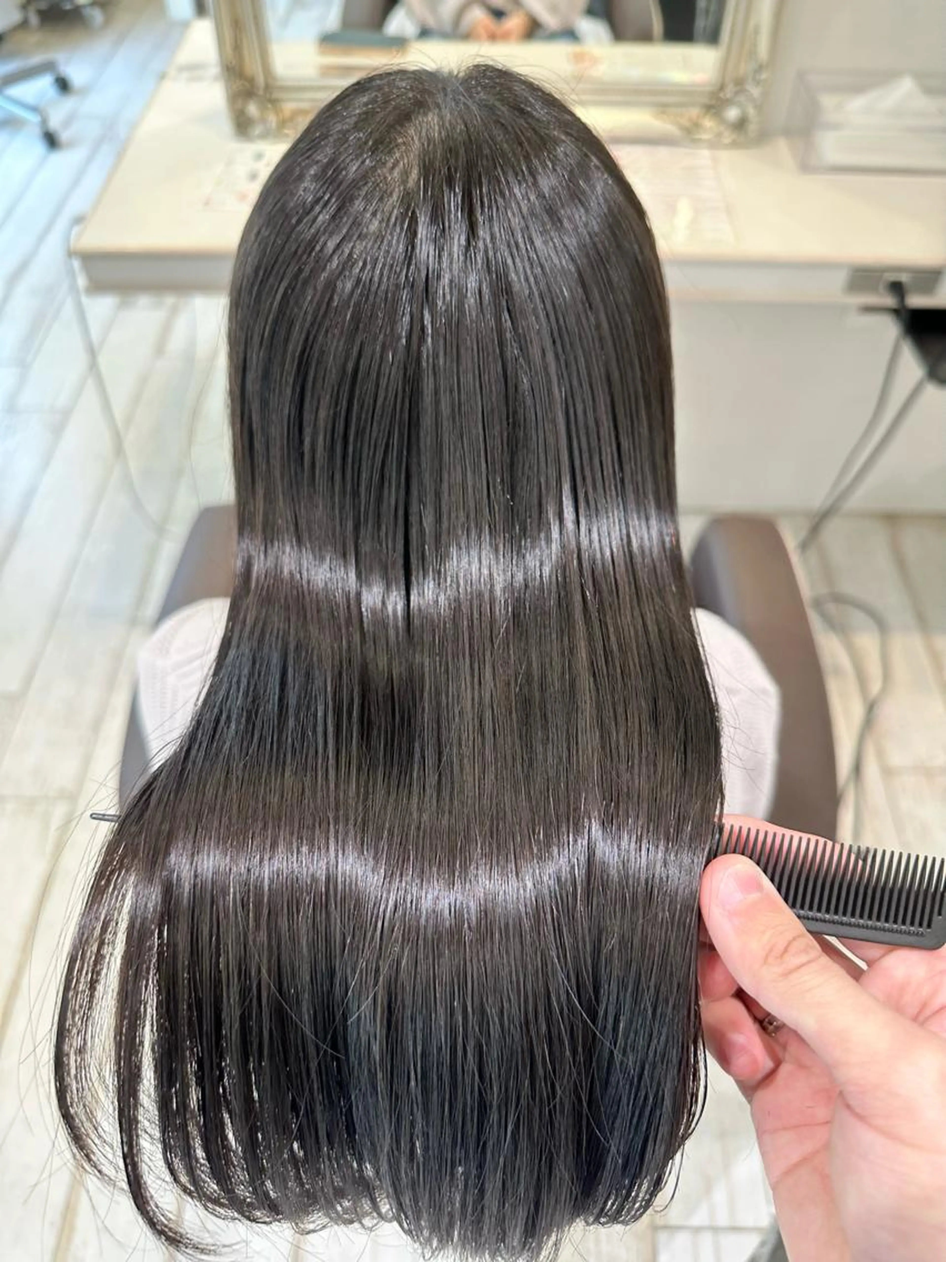 【人気No.1】カット＋艶髪縮毛矯正(施術時間目安120分​〜​180分)⚠️最終受付17:00の写真