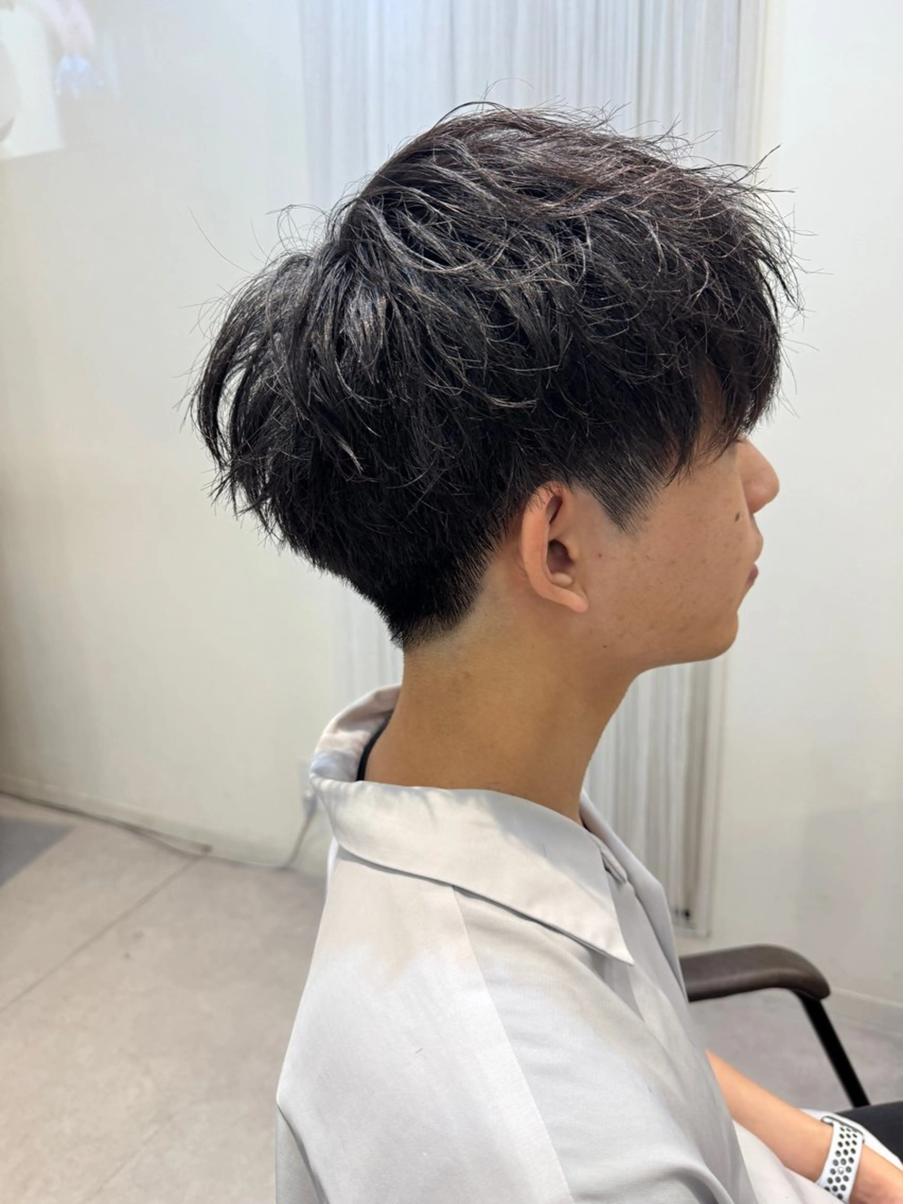 ミディアム パーマ メンズ ミディアムパーマ マッシュ メンズパーマ カット パーマ トリートメント Dxxxx III所属・女性目線の大人 メンズ*Ayakaのヘアスタイル