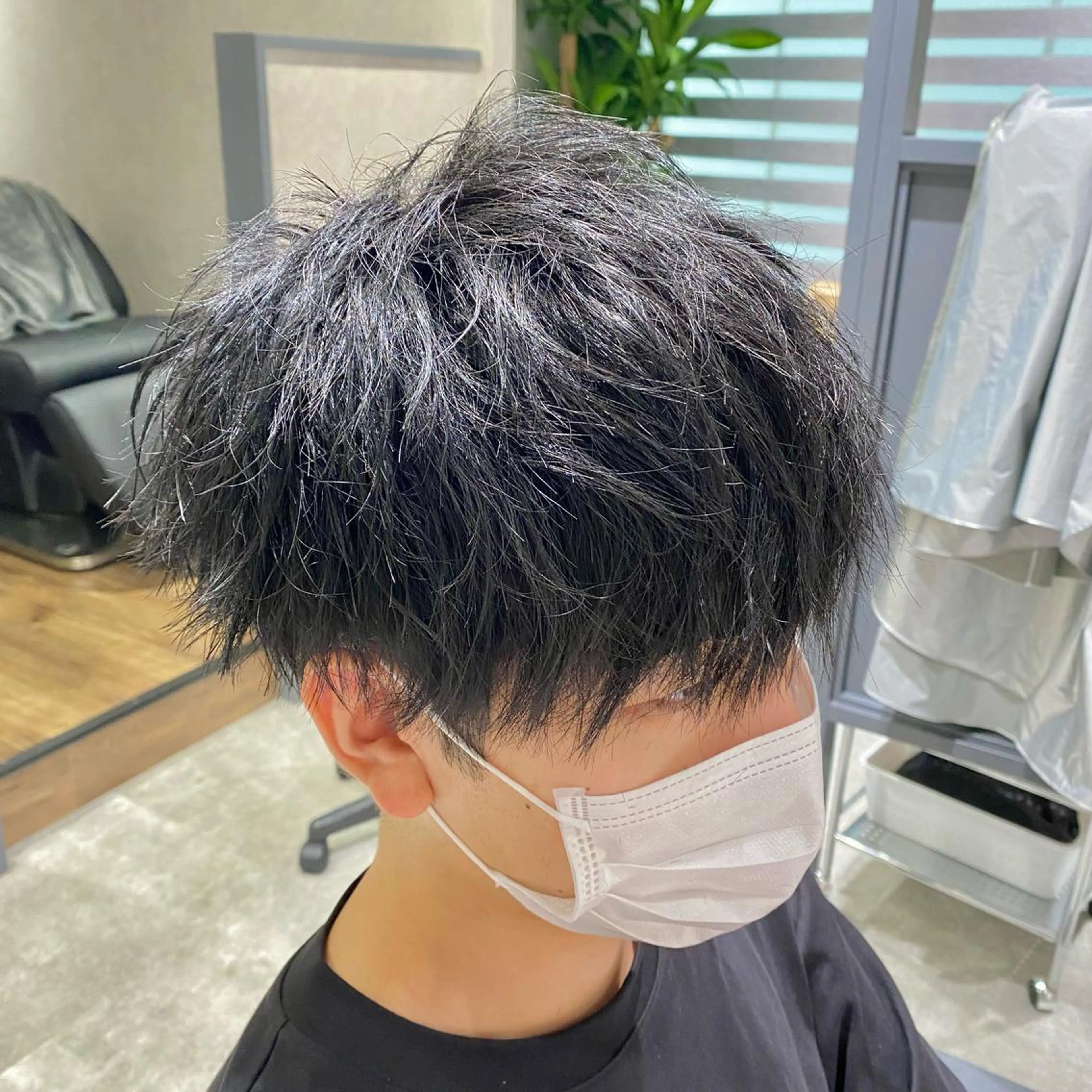 パーマ メンズ esu心斎橋所属・esu☀️勇美☀️ 髪質改善ストレートのヘアスタイル