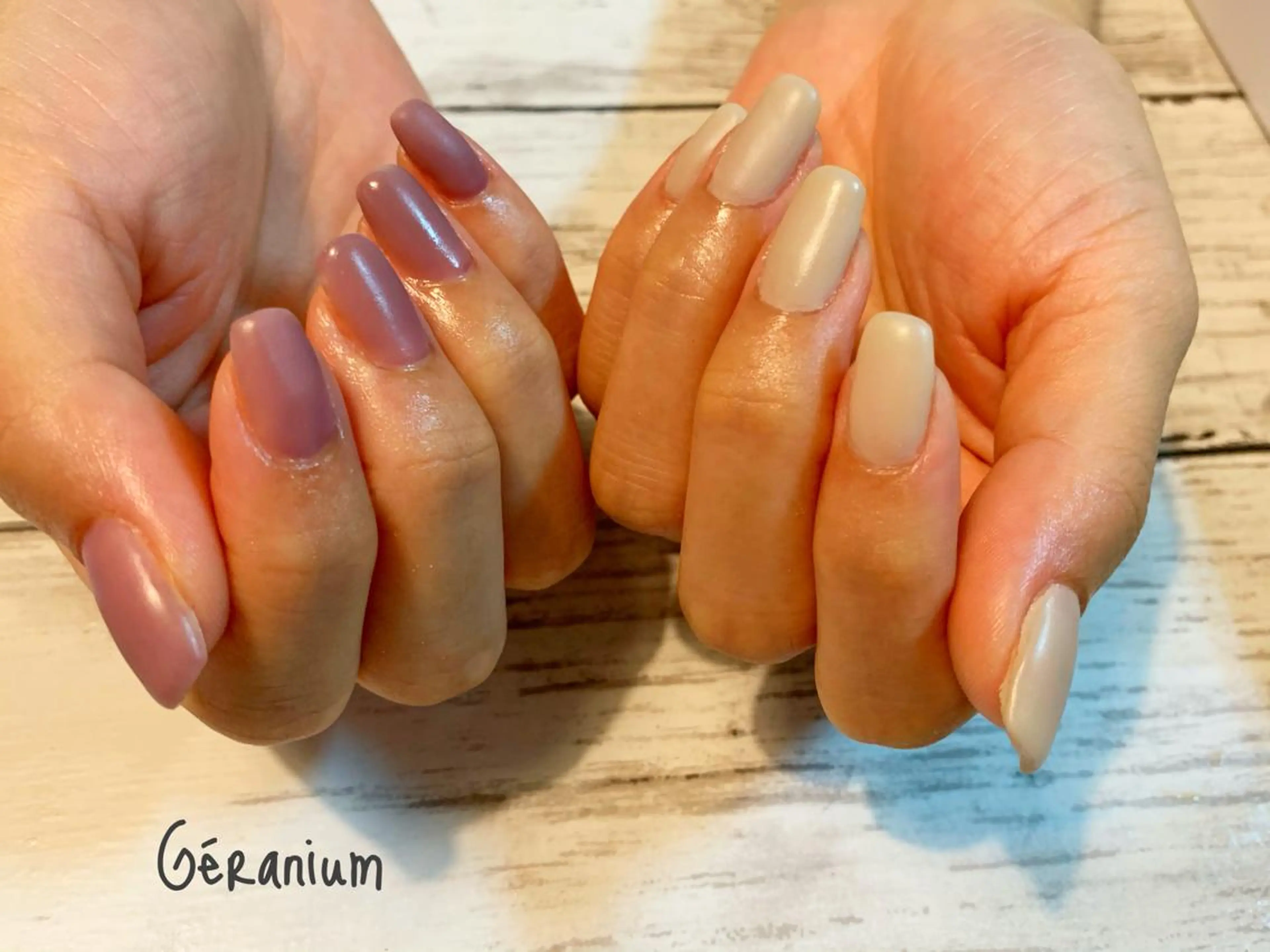 ネイル ハンドネイル フットネイル GéRanium Harukaのネイルデザイン