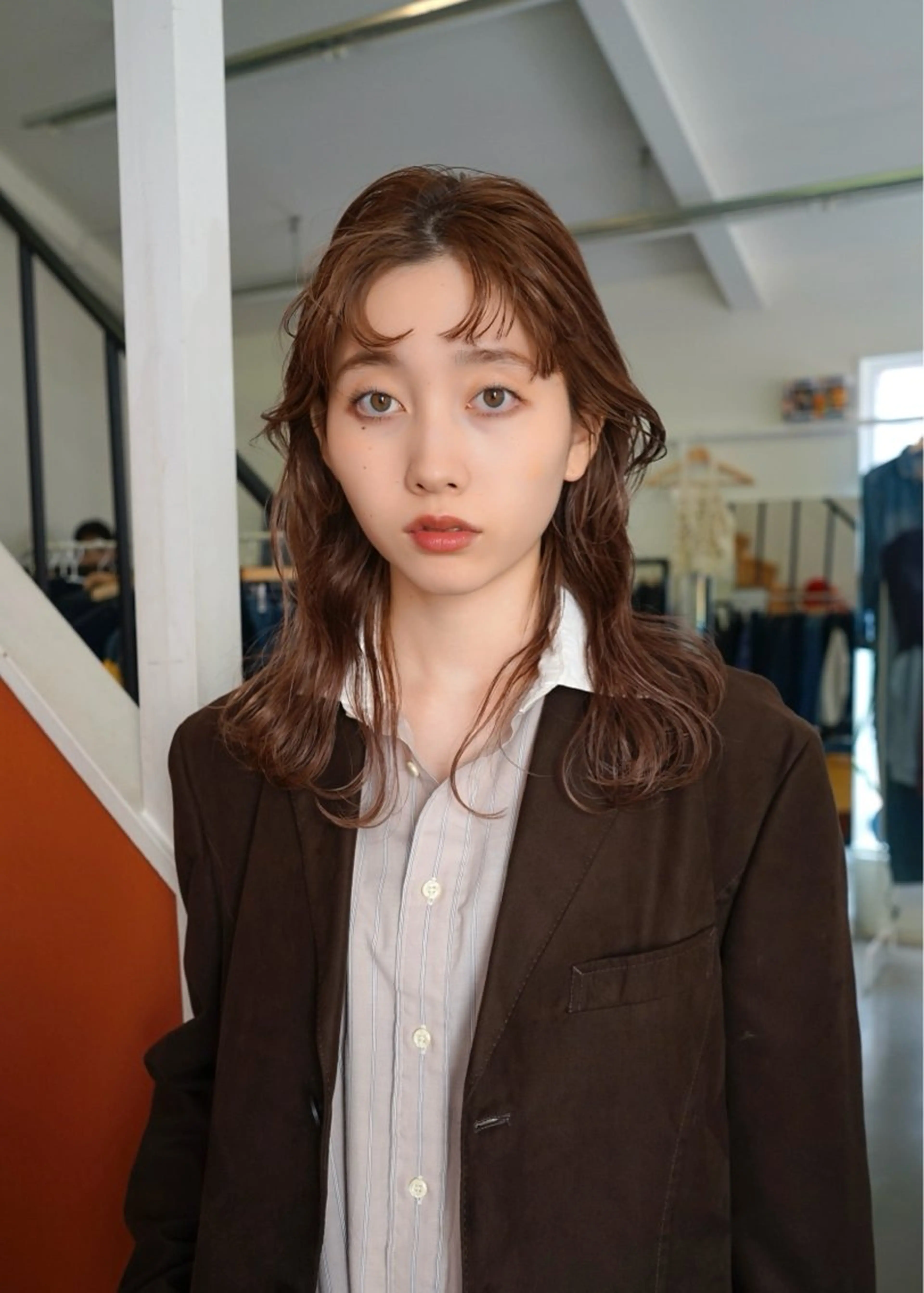 セミロング カラー 似合わせカット yuna / tsunaguのヘアスタイル