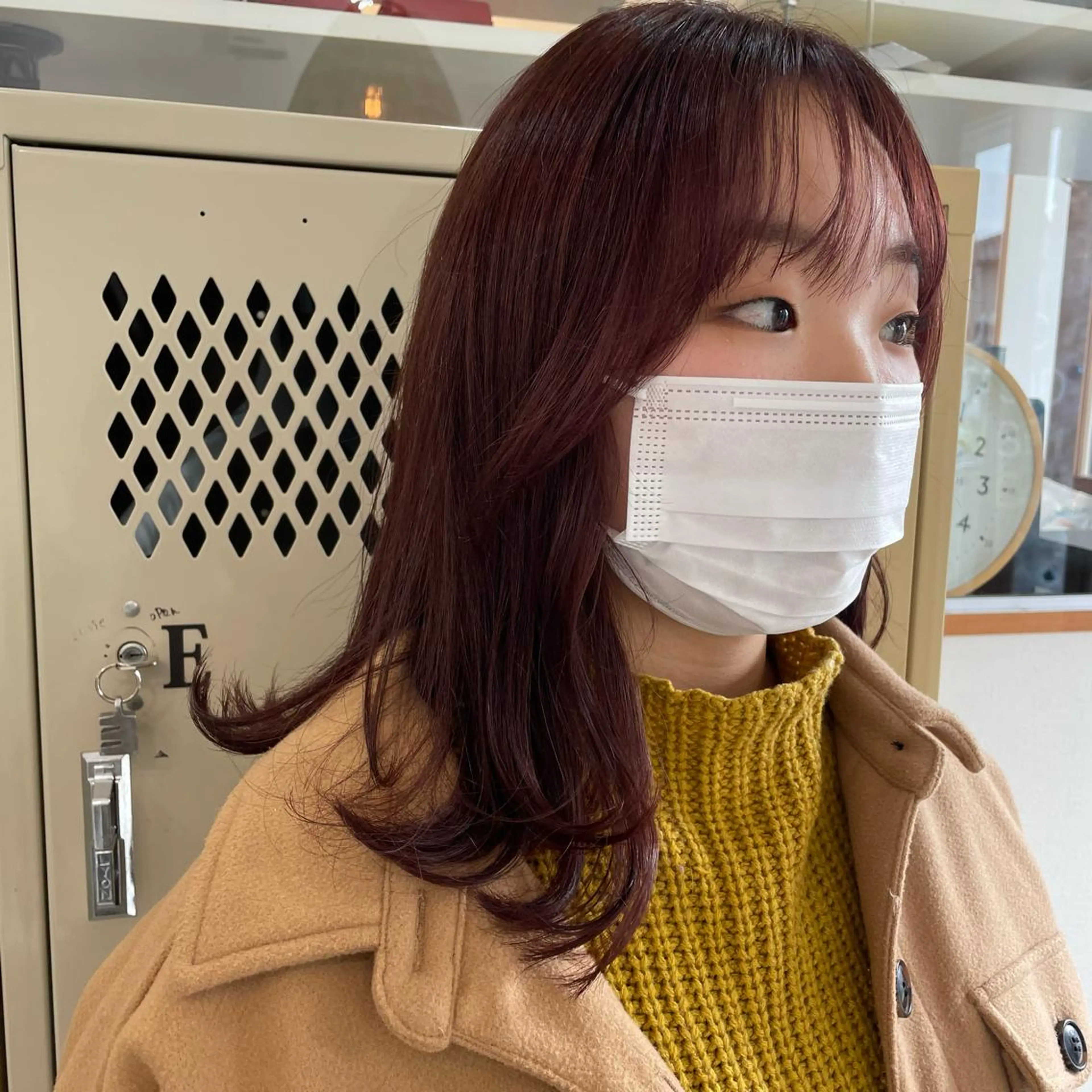 ミディアム カット ヘアカラー トリートメント SUNC🍀大熊 花奈絵🍀のヘアスタイル