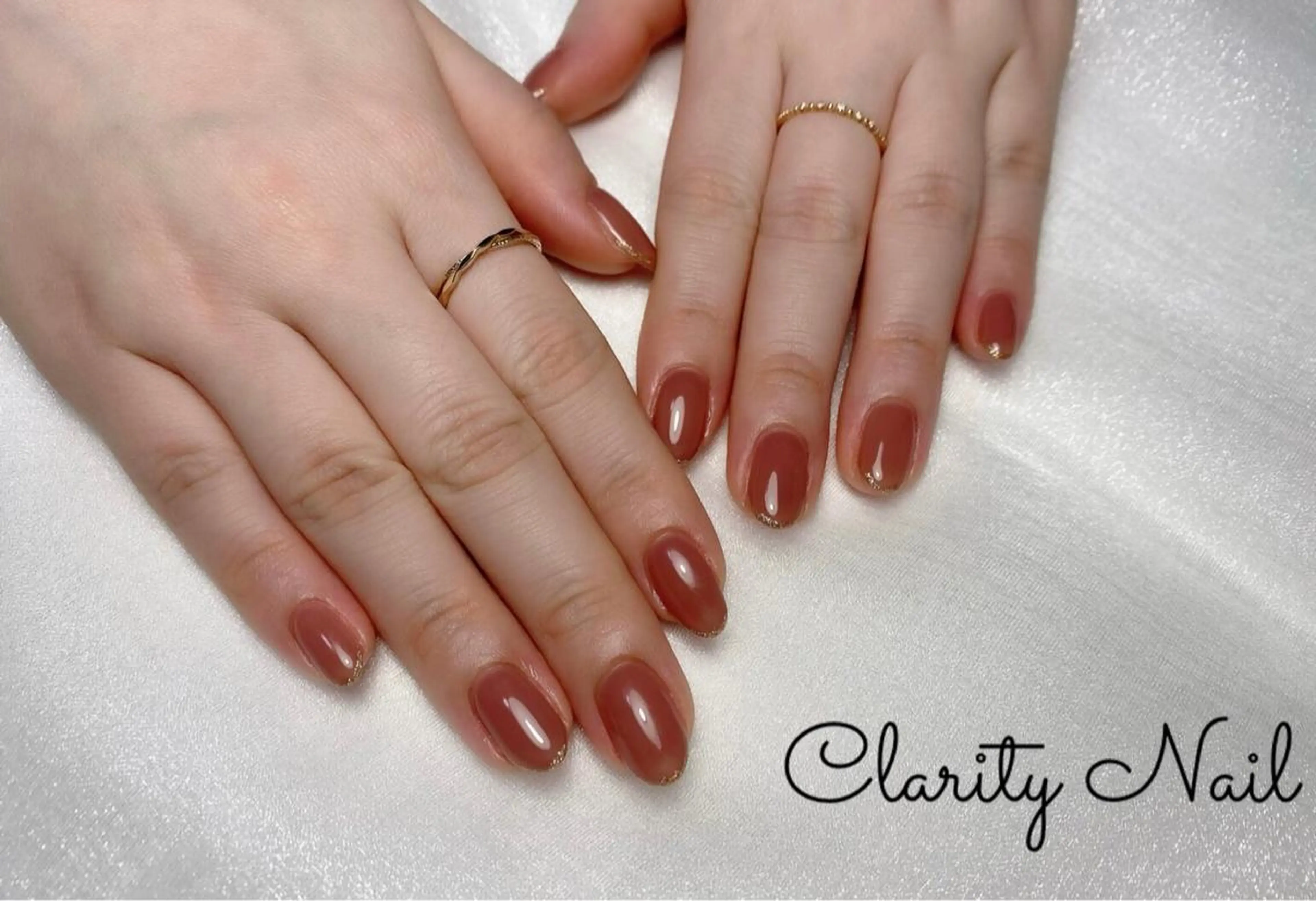 ネイル ラメ(グリッター) ワンカラーネイル ハンドネイル Clarity Nailのネイルデザイン