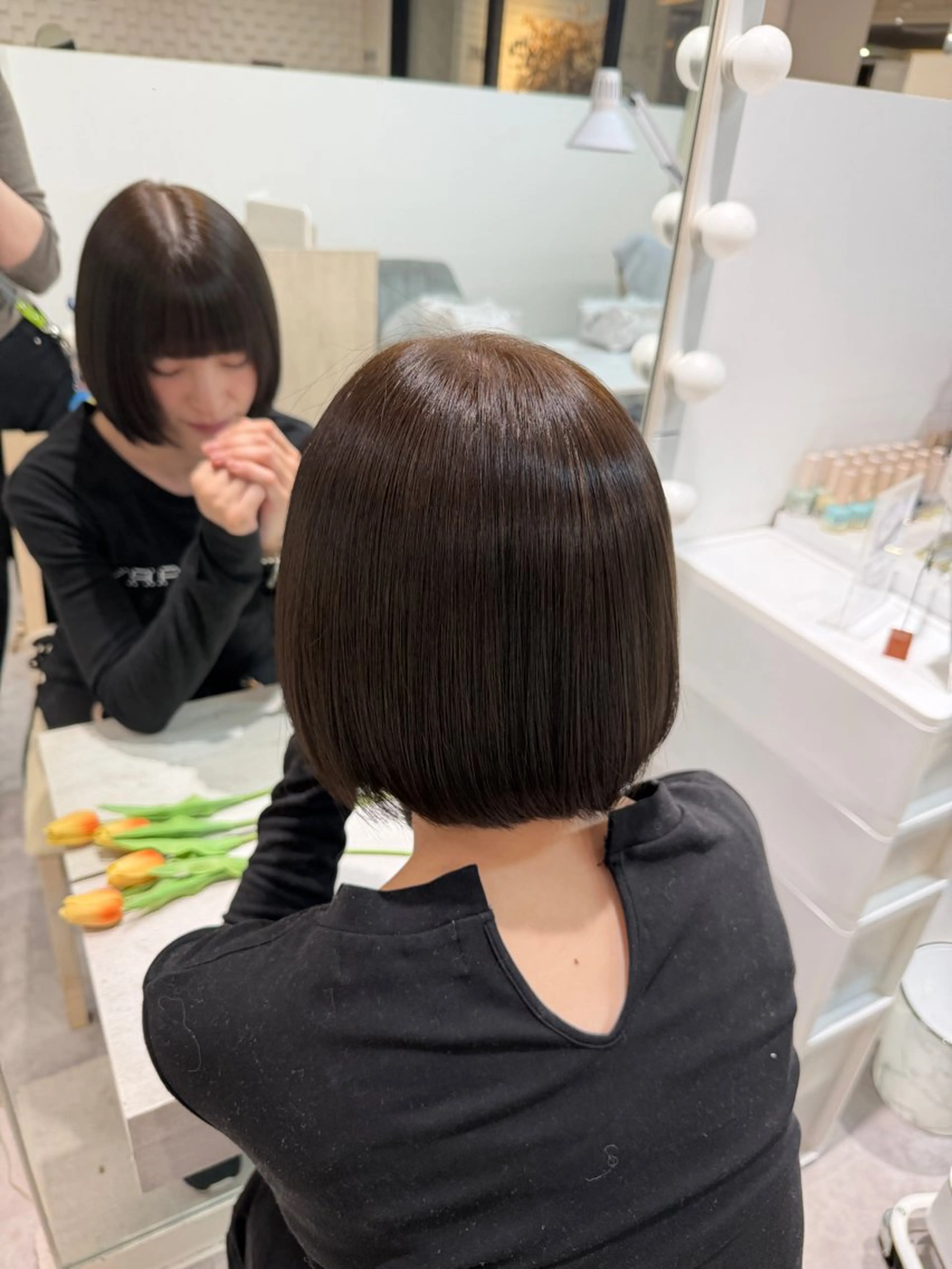 ショート 村中 玲那のヘアスタイル
