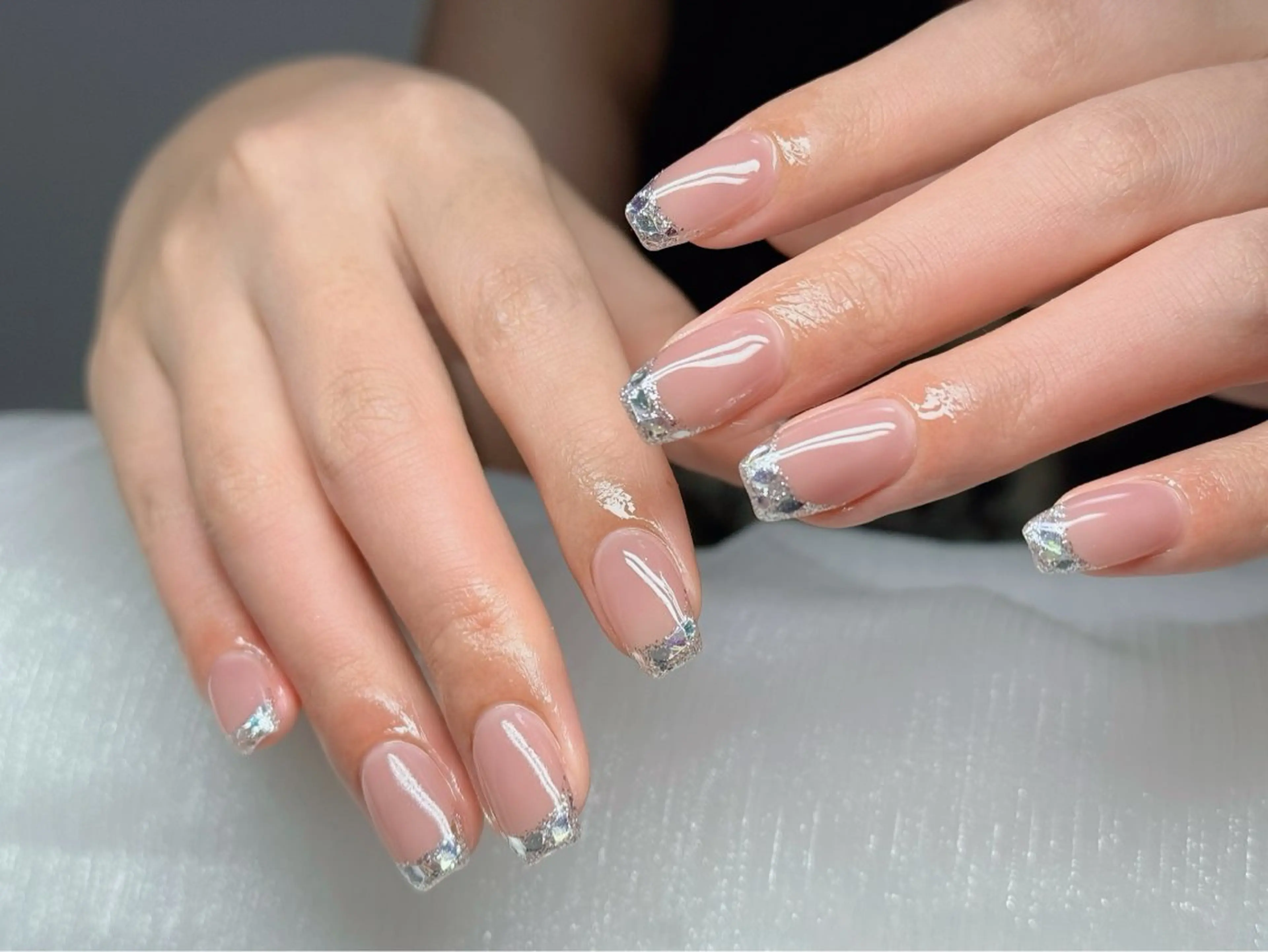 ネイル アートネイル チークネイル 長さ出し フラッシュネイル フットネイル Nail Annのネイルデザイン