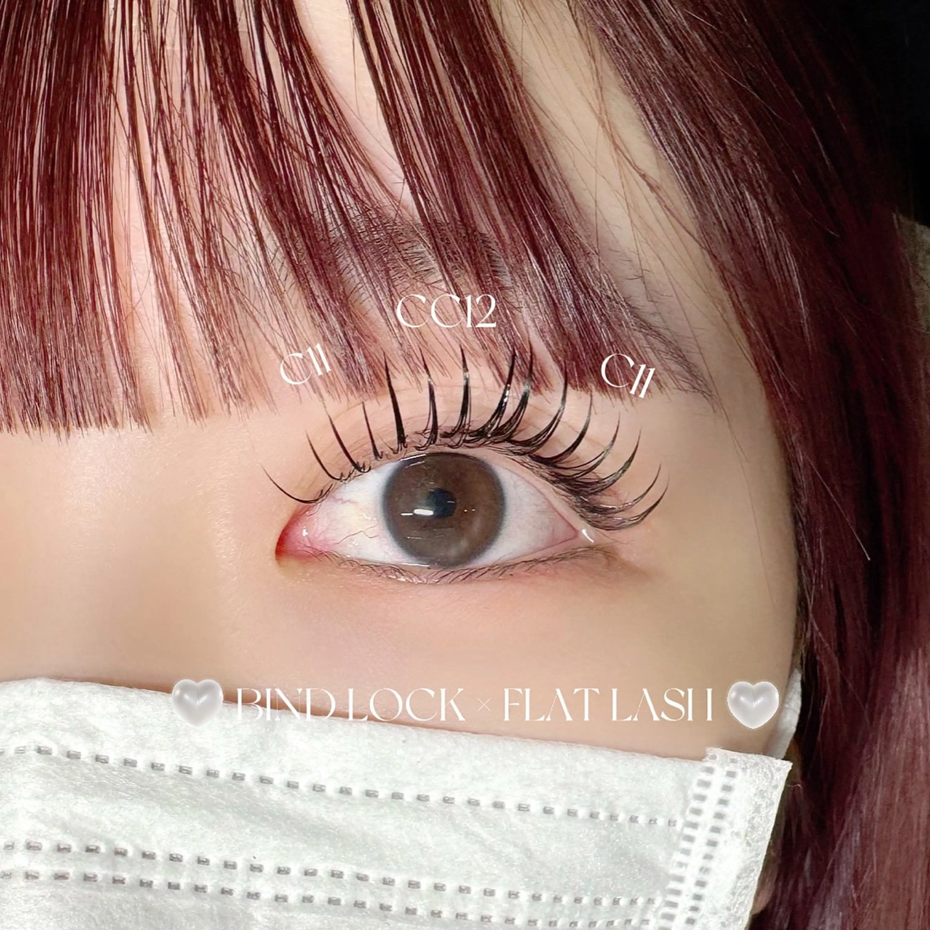 マツエク・マツパ Mercury Curl  鈴木 茜のマツエク・マツパデザイン