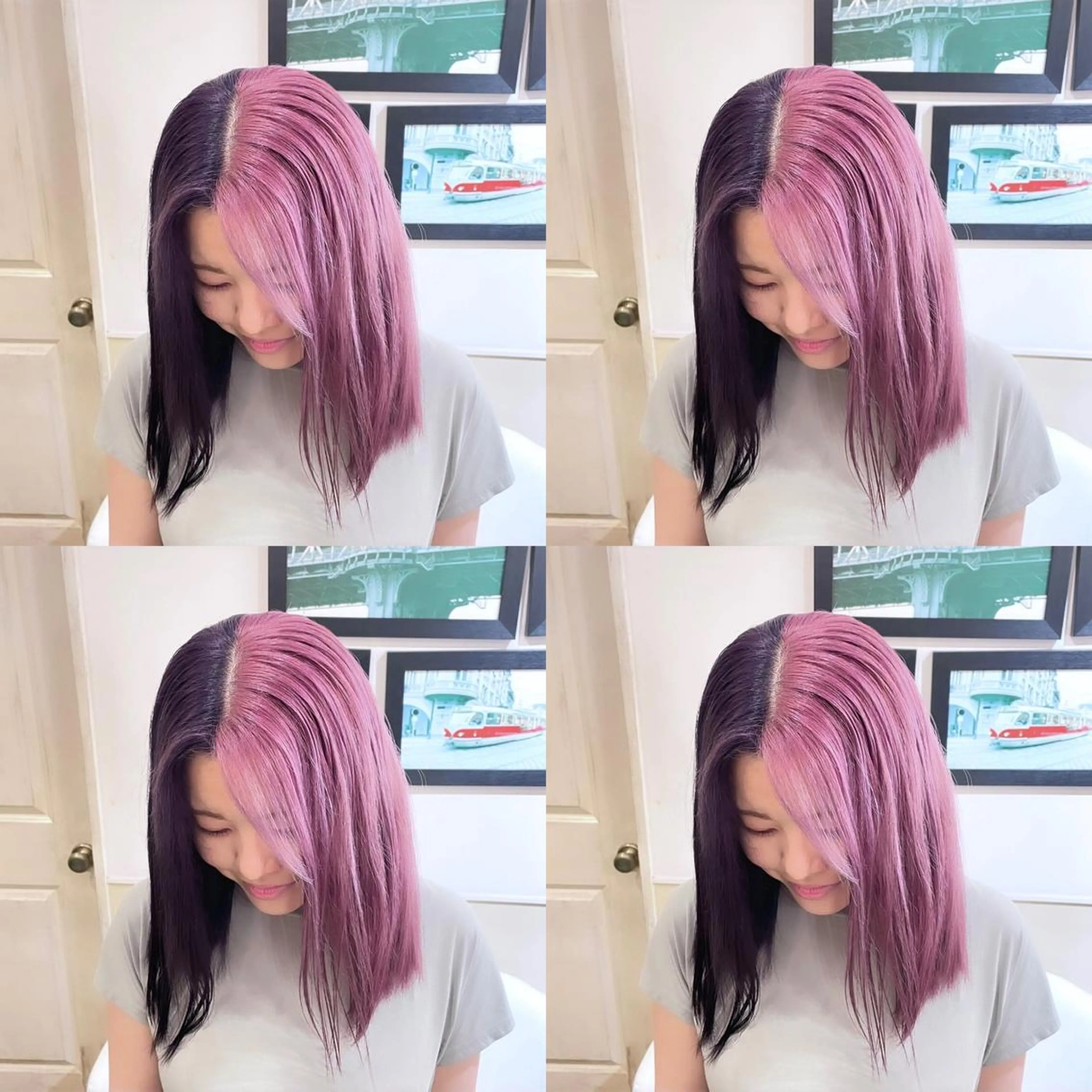 ロング カラー ピンクカラー パープルカラー 🌟トップデザイナー 高橋🌟のヘアスタイル