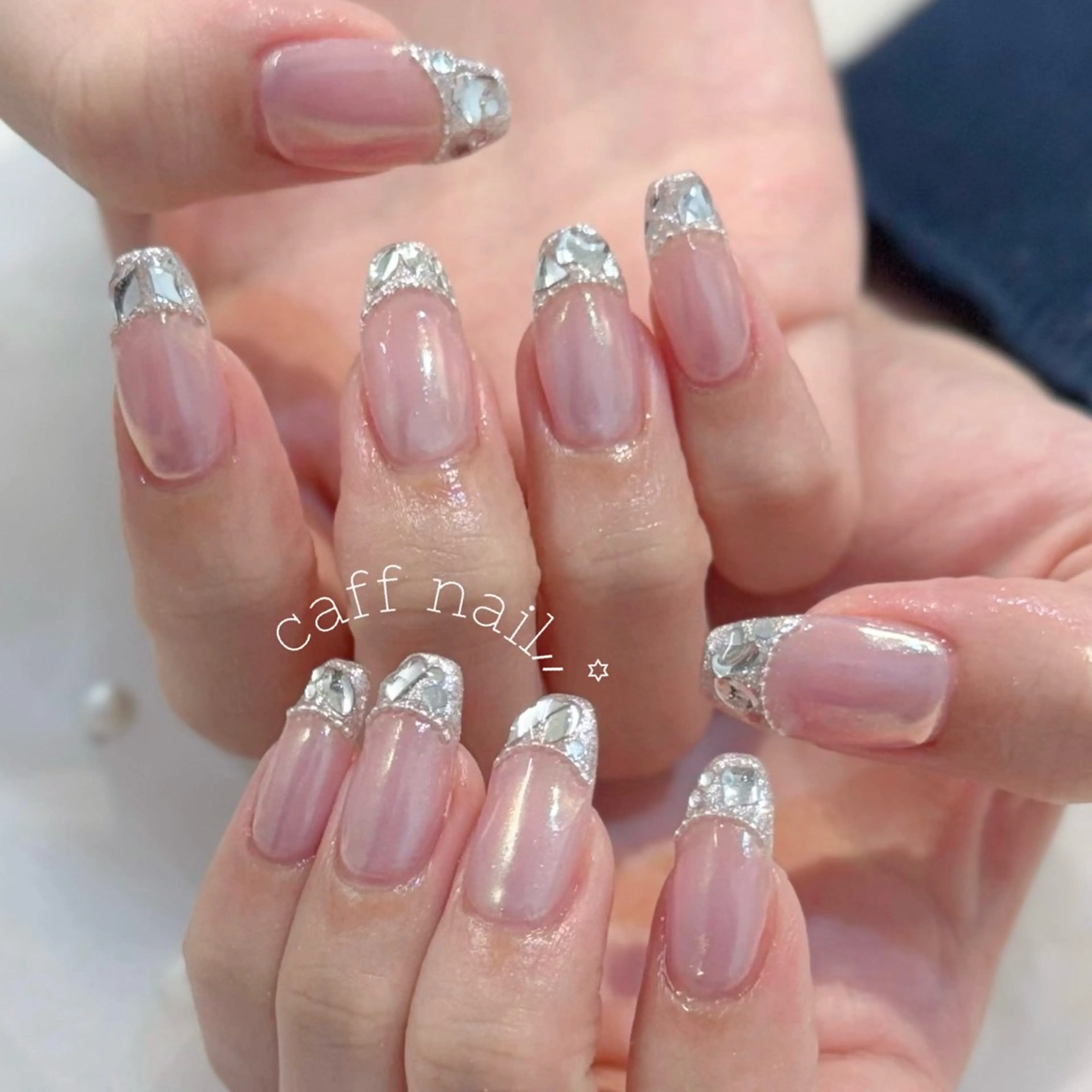 オフなし🪄パーツ乗せ放題♡持ち込みデザイン(パラジェル使用)の写真