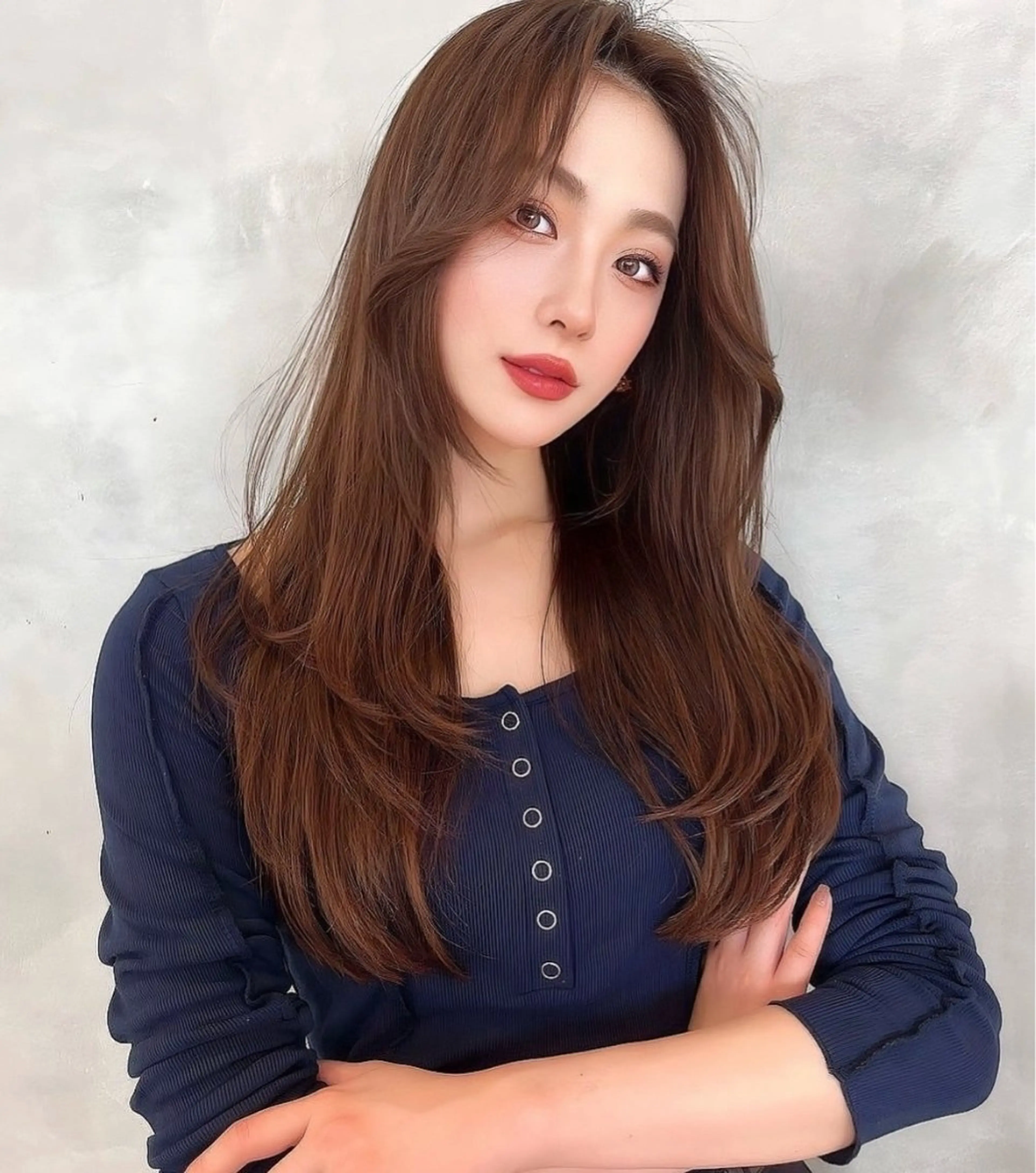 ロング カラー カット ヘアカラー トリートメント 韓国ヘア/髪質改善 TAKAHIROのヘアスタイル