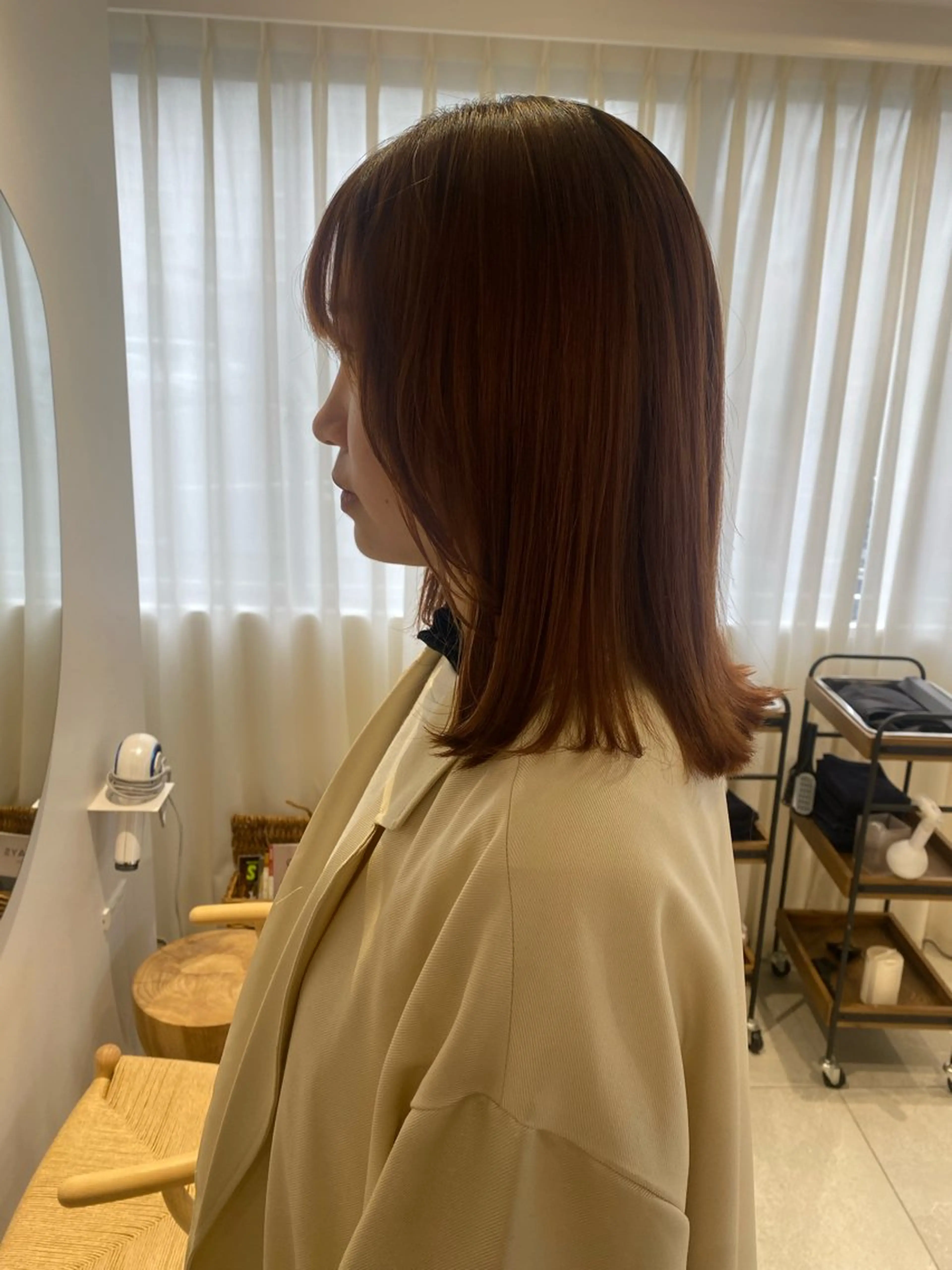 ミディアム knock所属・knock　國友 華乃のヘアスタイル