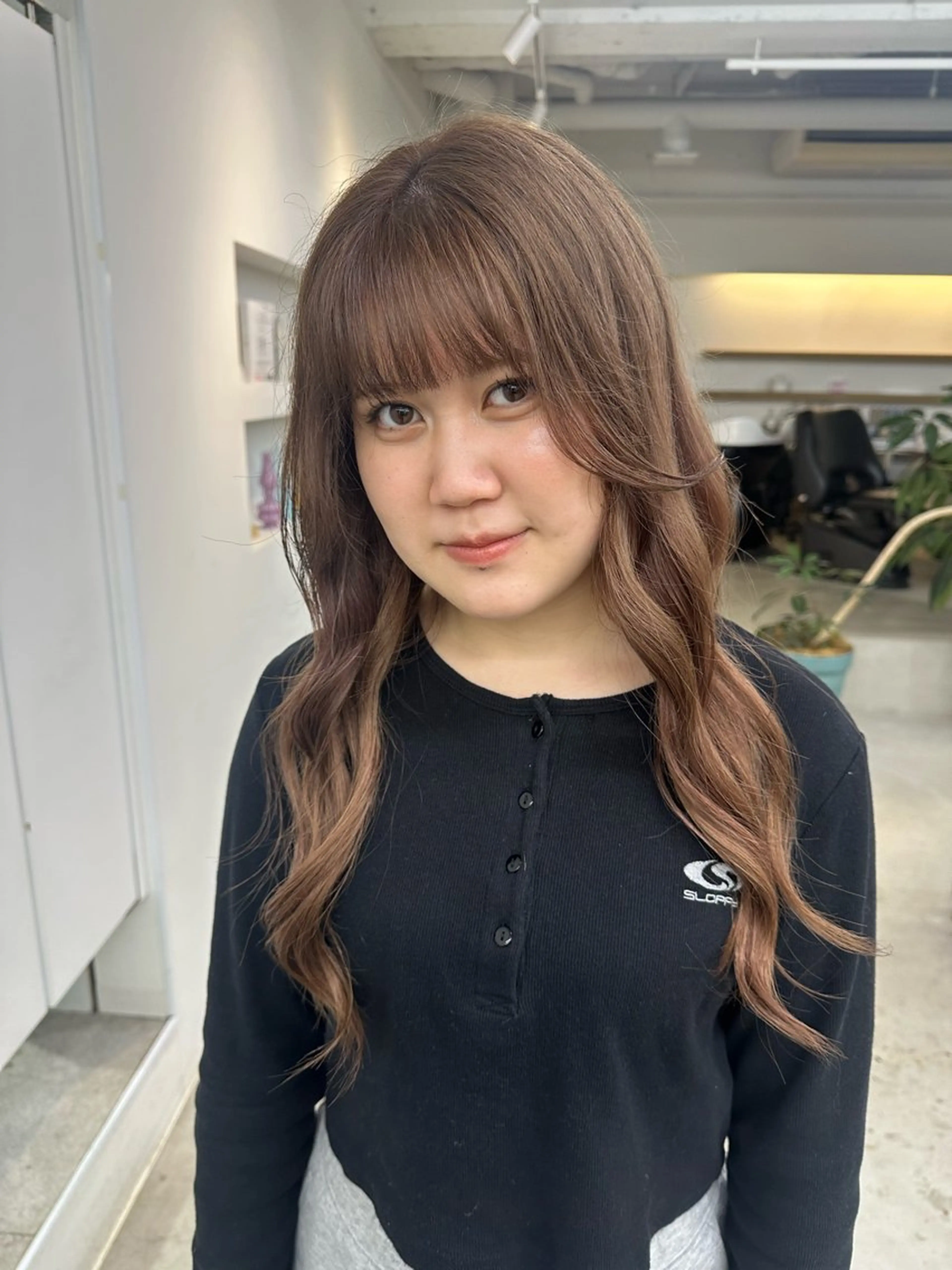 ロング カラー ベージュカラー ブラウンカラー ダブルカラー ヘアカラー 【sica】 nanaのヘアスタイル