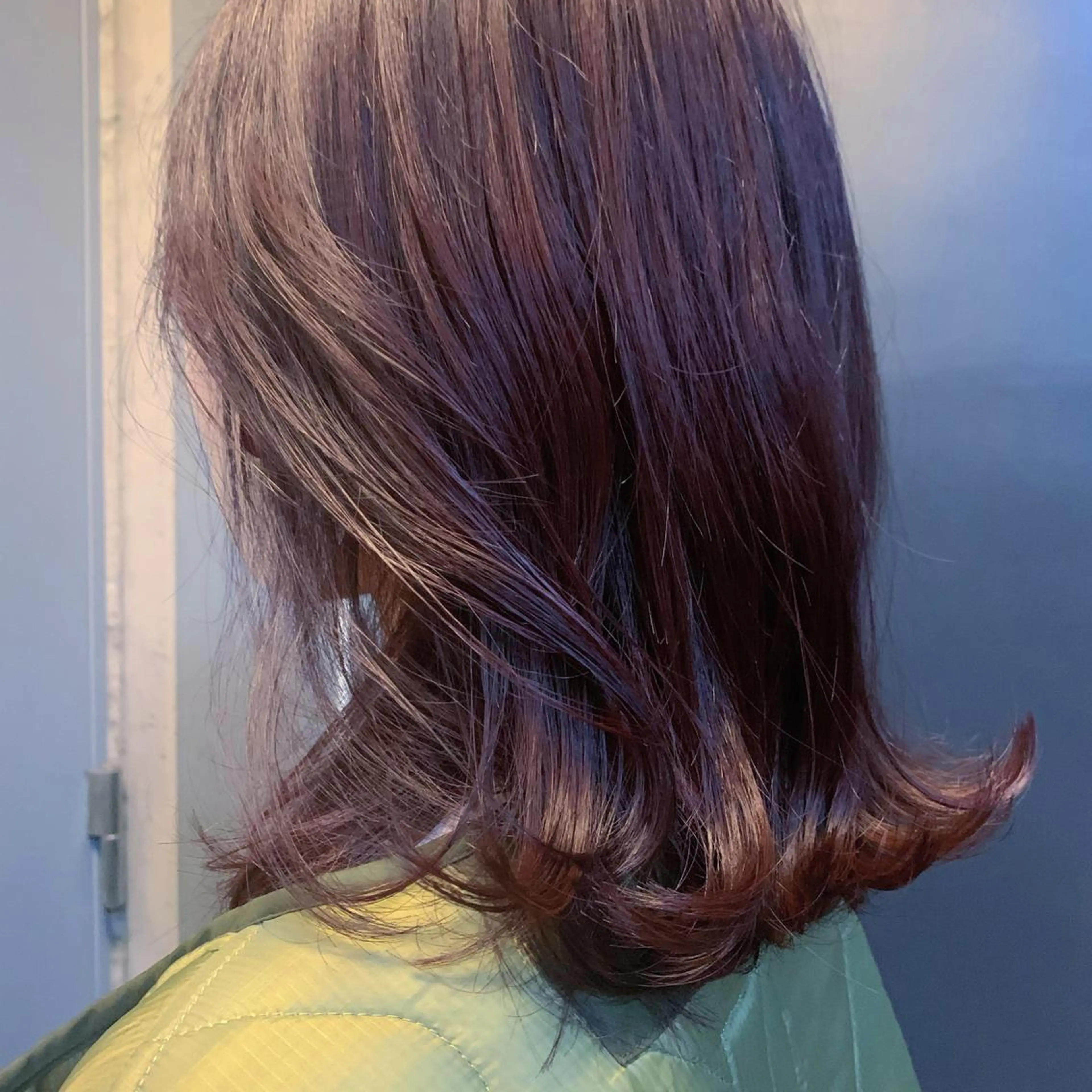 セミロング カラー ヘアアレンジ GO TODAY  シェアサロン札幌店所属・kana .のヘアスタイル