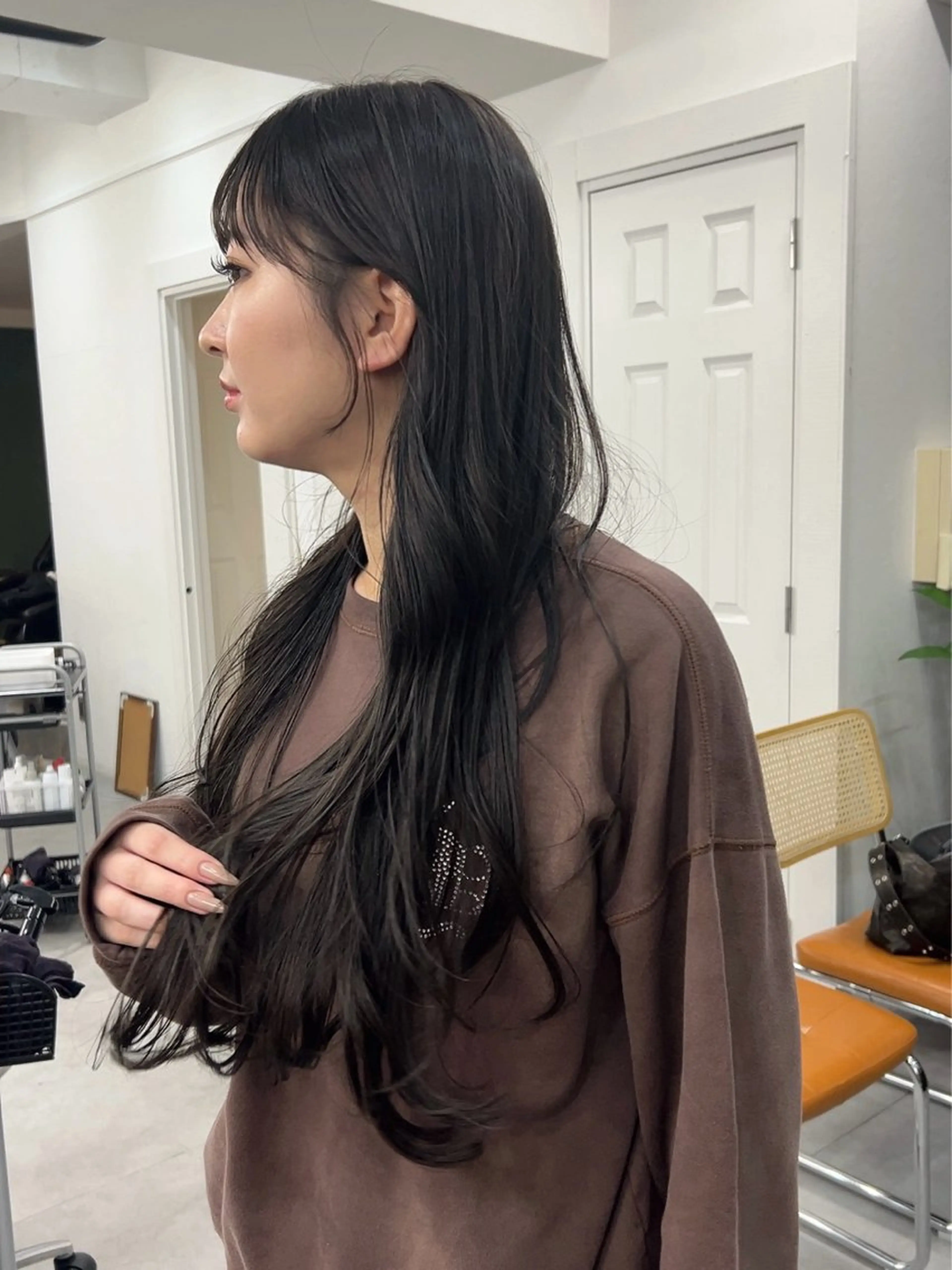 ロング カラー レイヤーボブ/ 艶カラー/サナ🌼のヘアスタイル