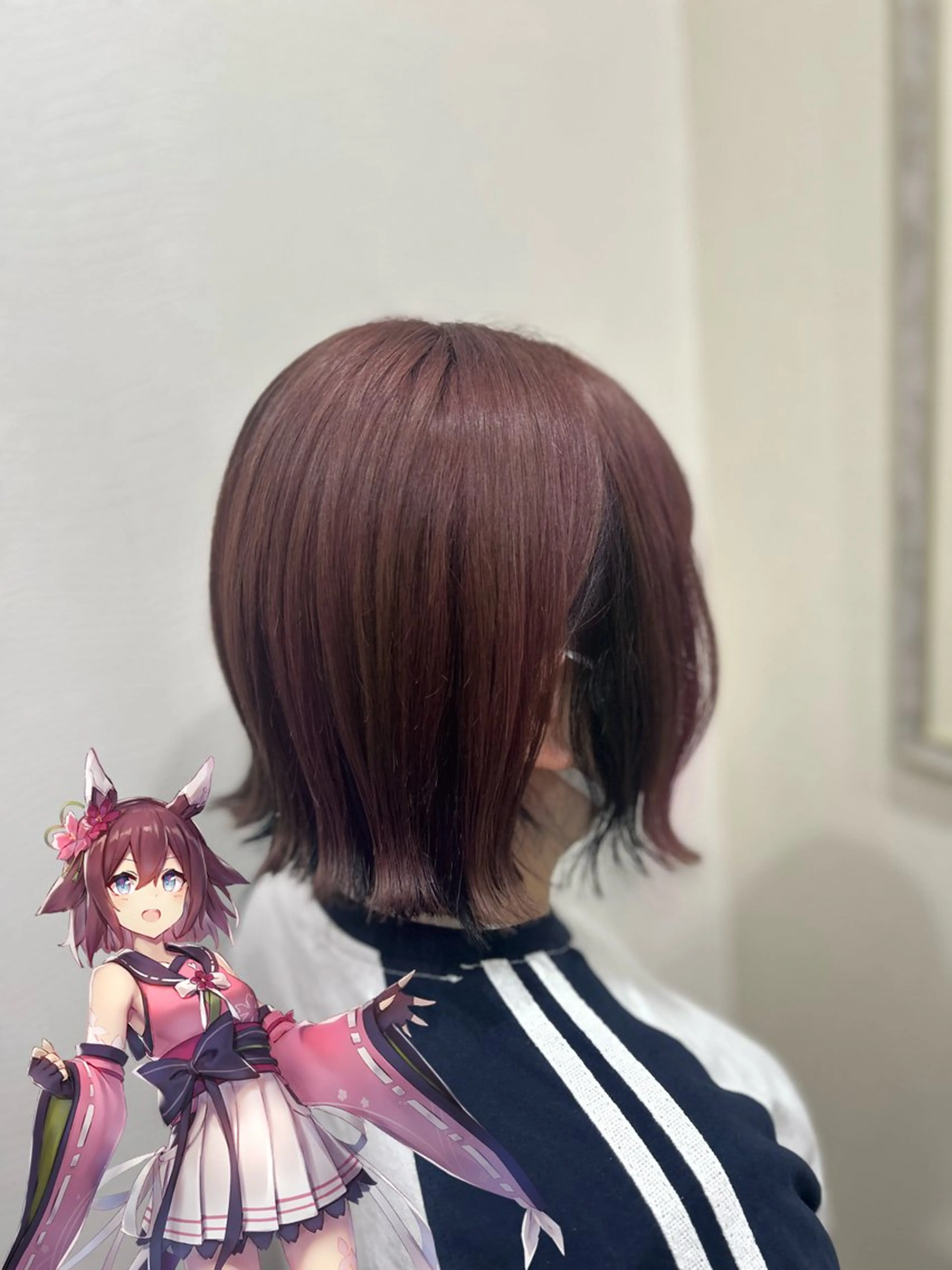 ショート カラー ブリーチ ブラウンカラー 透明感カラー インナーカラー ピンクカラー カット ヘアカラー Morpho Hair Product所属・井上 花音のヘアスタイル