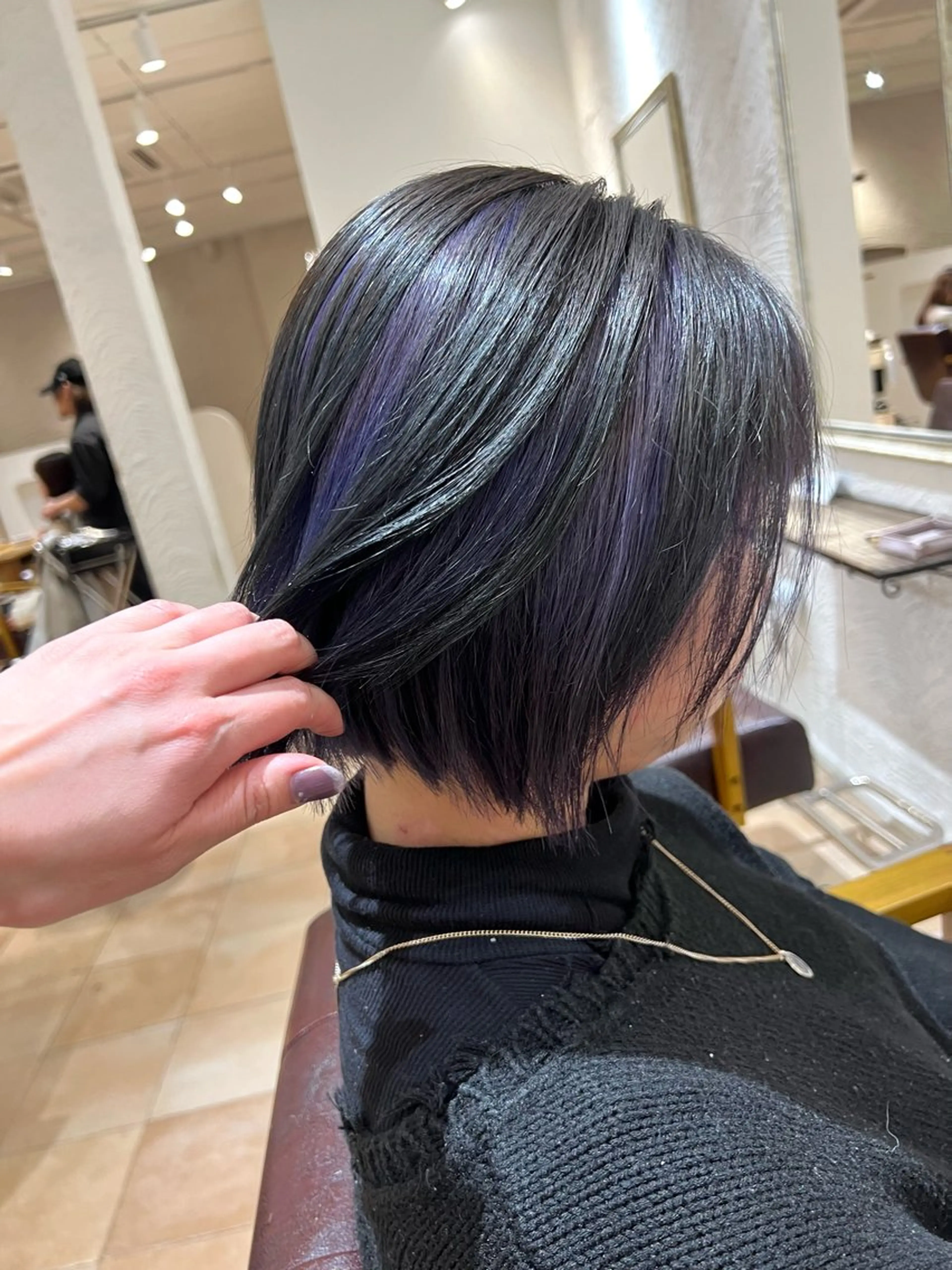 ショート カラー 🥀韓国ヘア🥀 宮津真菜のヘアスタイル