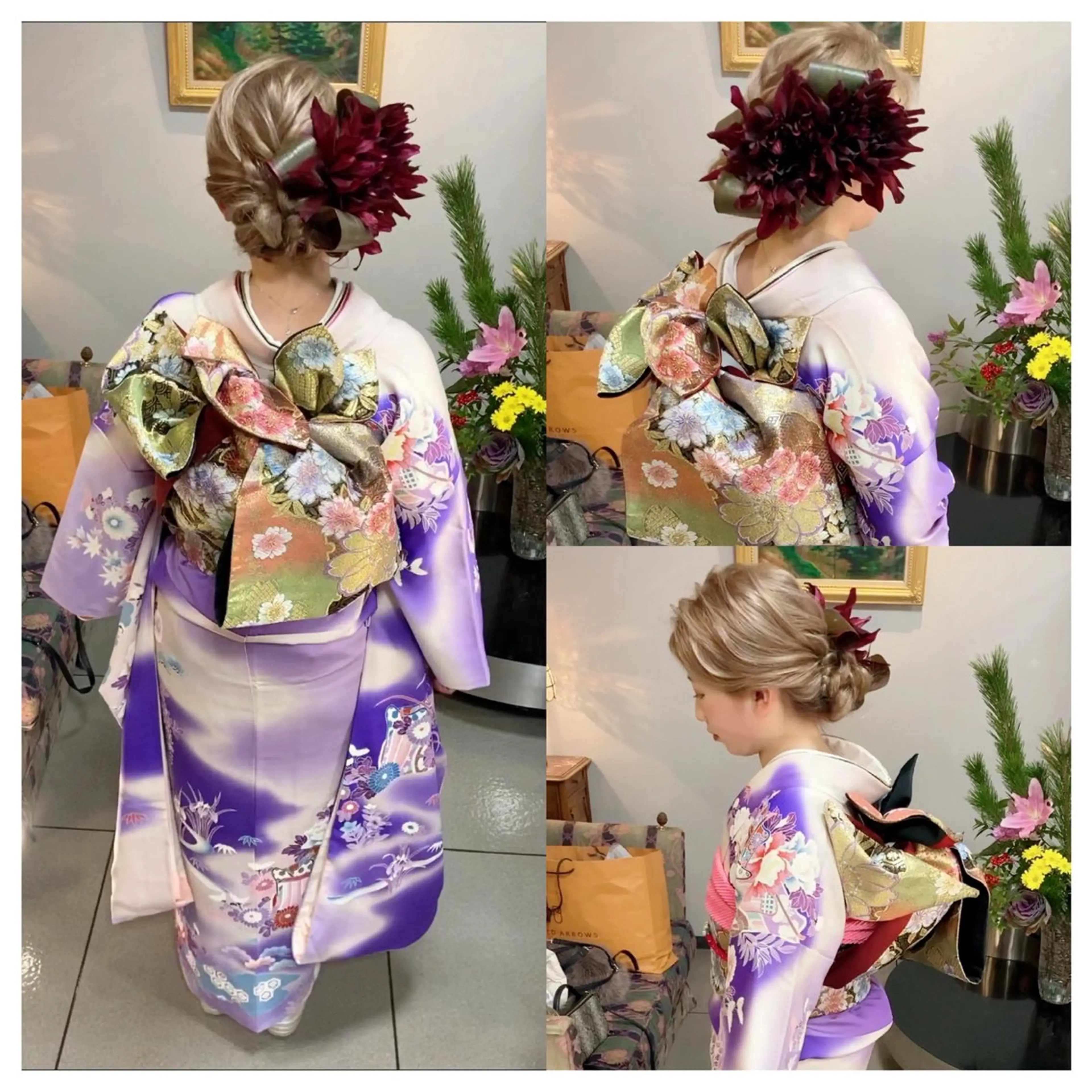 セミロング ヘアアレンジ 成人式 ゴーランスヴィ所属・小島 よしおのヘアスタイル