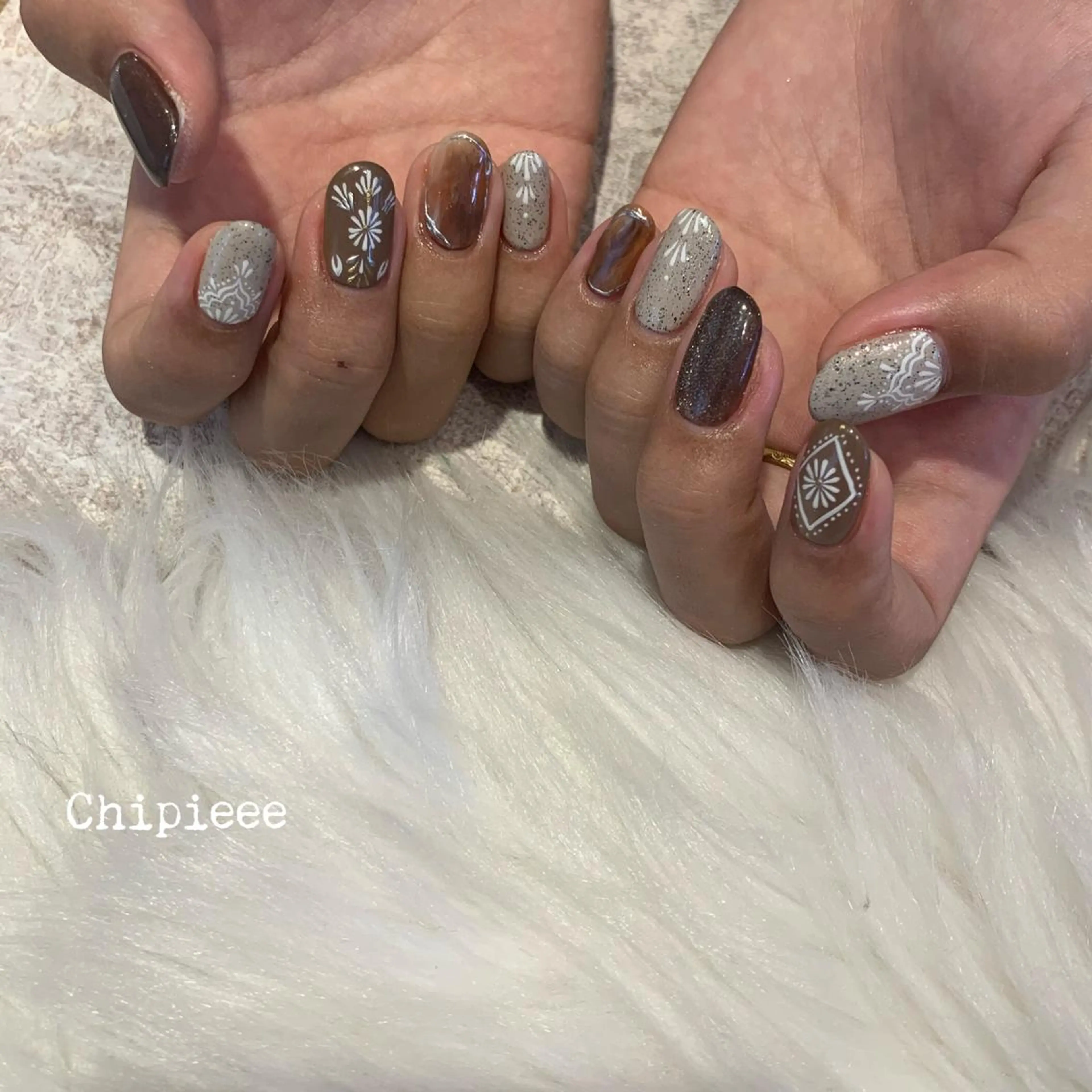 ネイル ハンドネイル revia所属・ERI Nailistのネイルデザイン