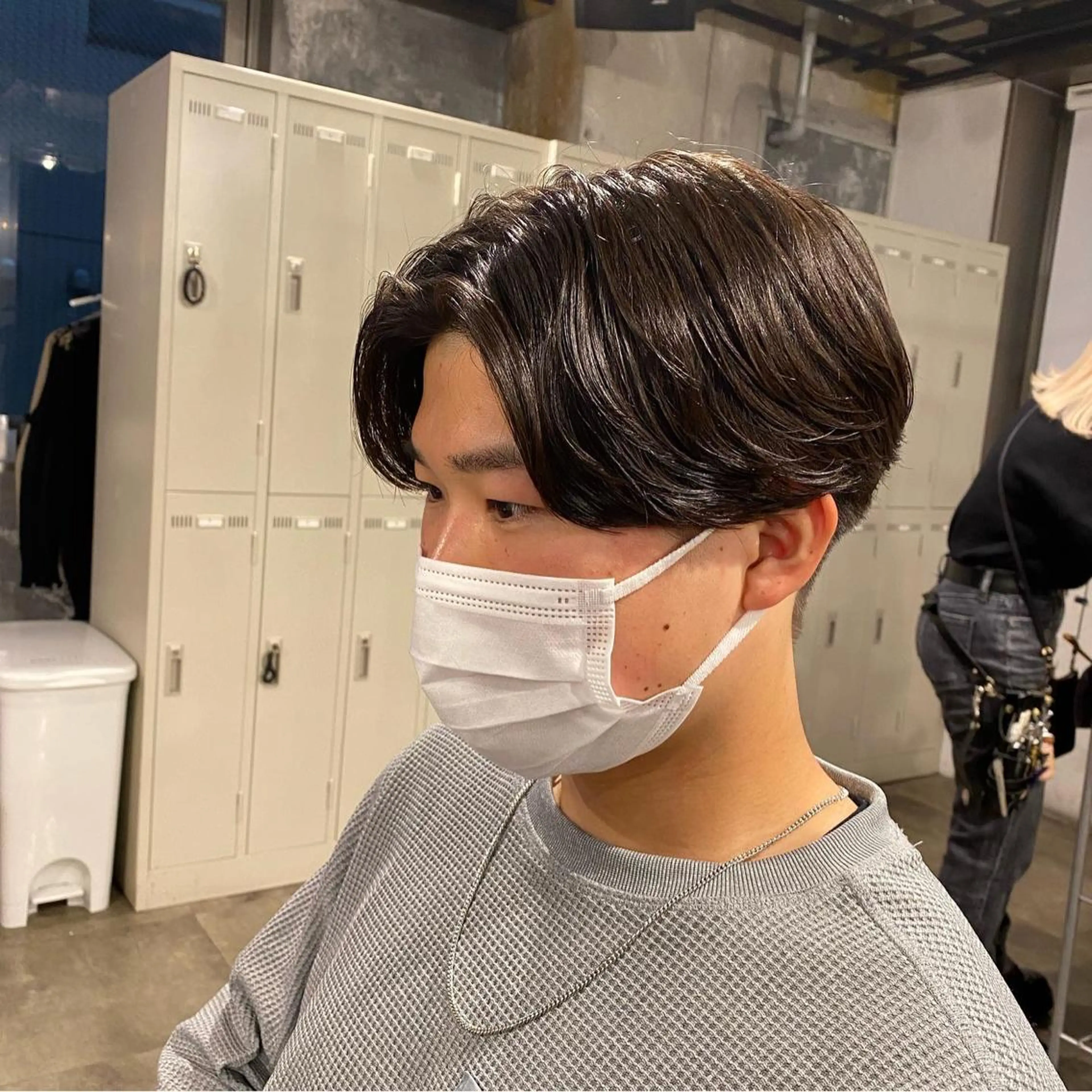 ショート パーマ メンズ 🟦ニュアンス/メン ズパーマ横浜🟦のヘアスタイル