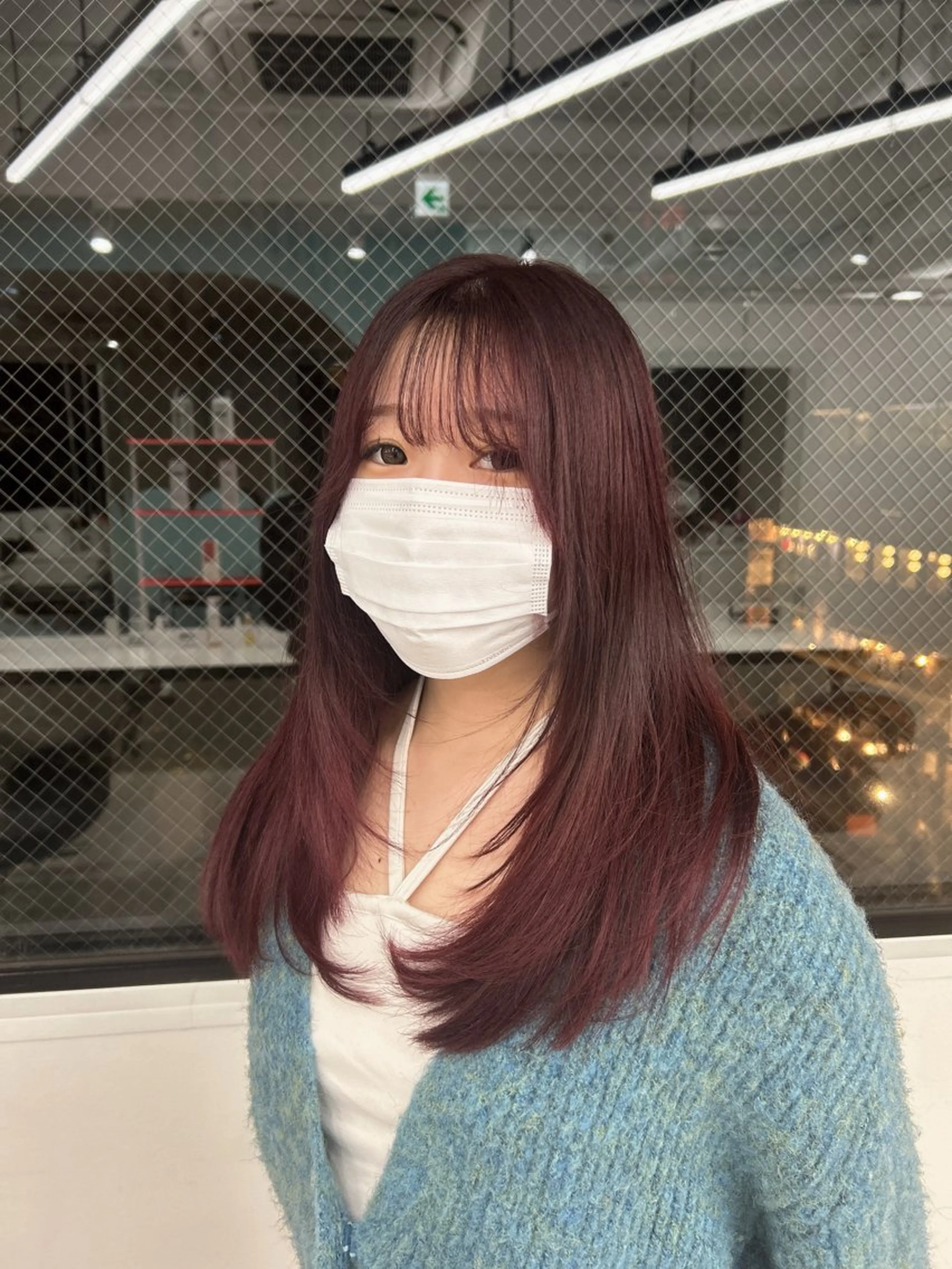 ロング カラー エフェクトブリーチ／ レイヤーカット／翔のヘアスタイル