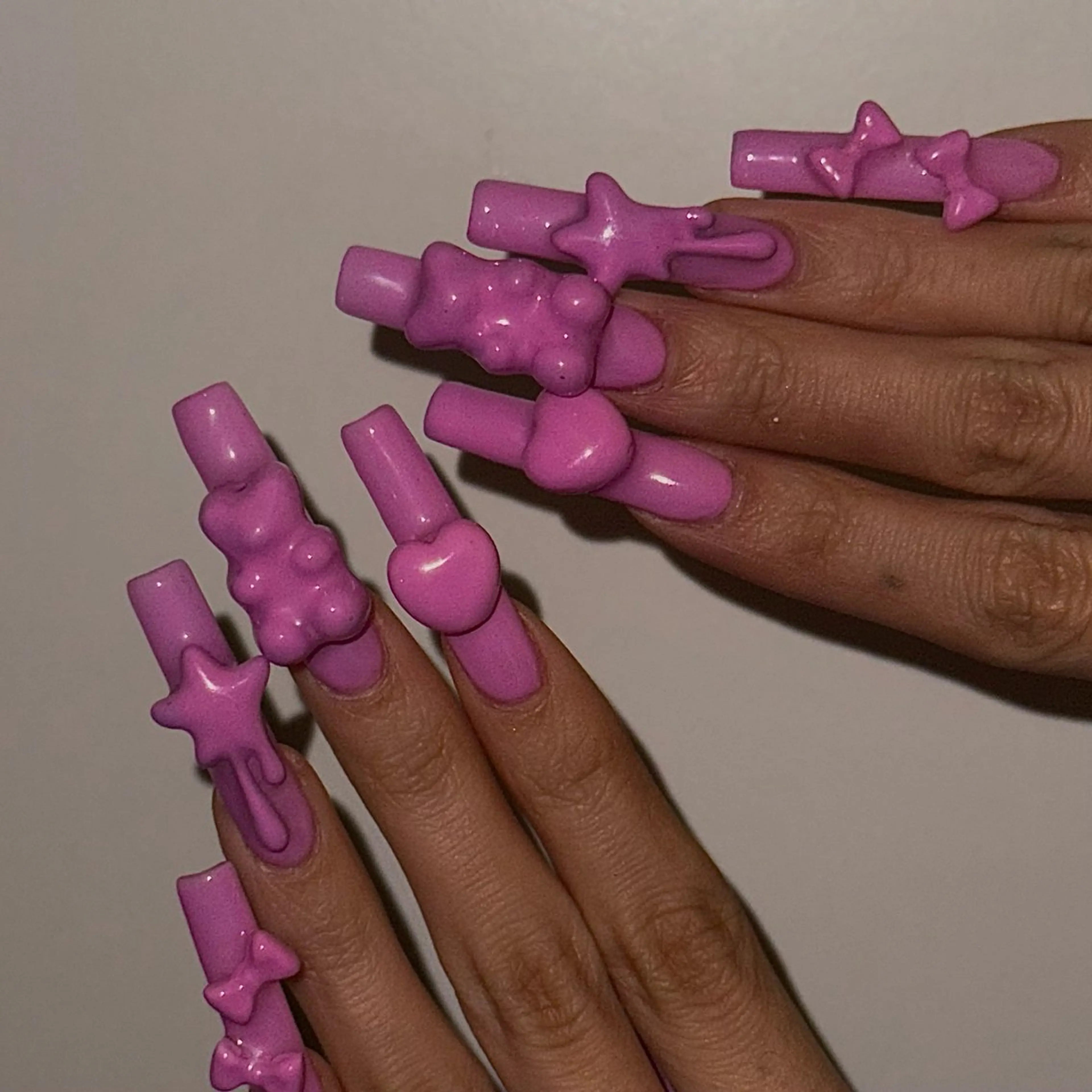 ネイル ロングネイル ハンドネイル Yun nail Jihoのネイルデザイン