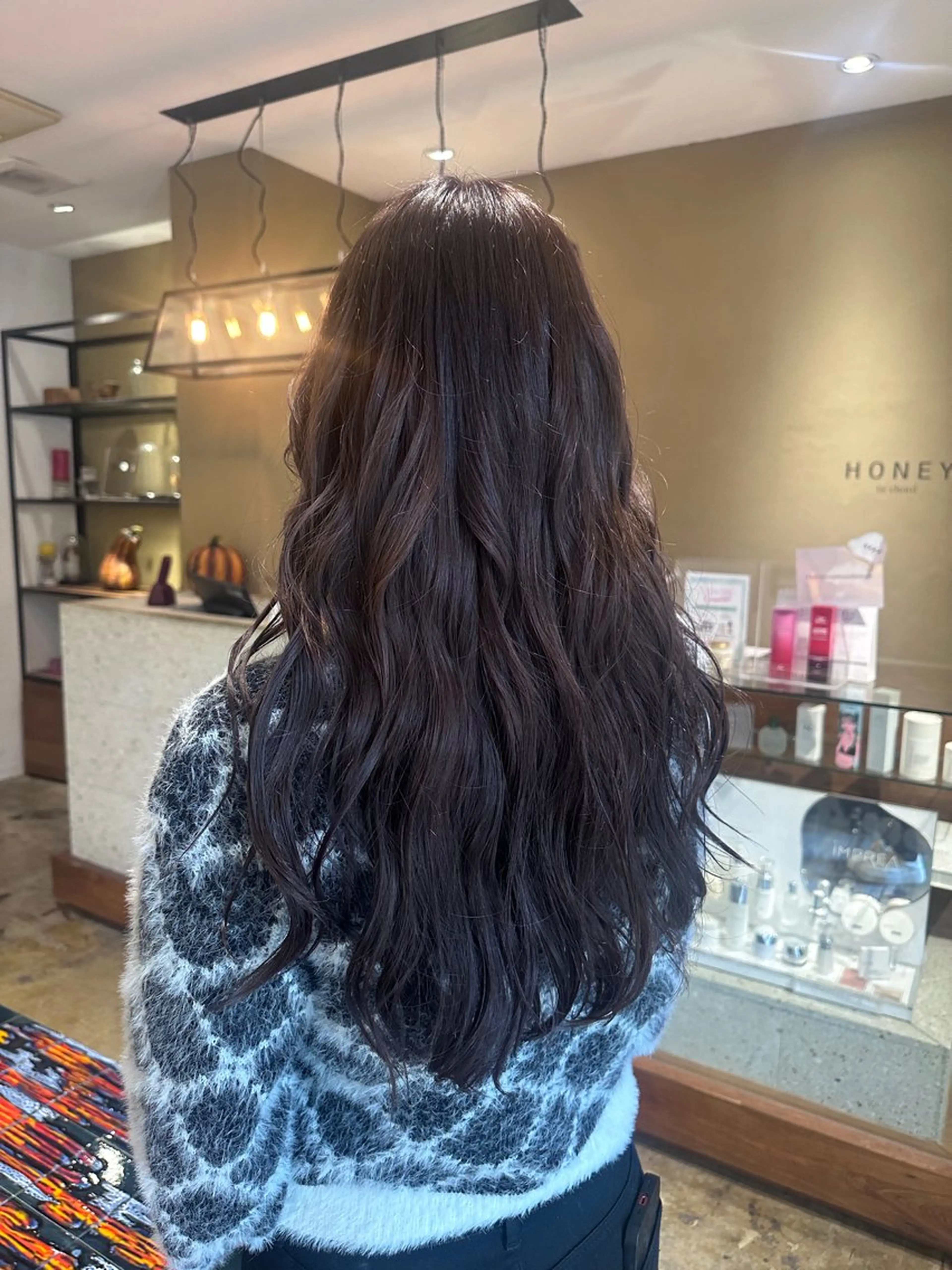 ロング カラー ヘアカラー YUI/レイヤー/ ハッシュカットのヘアスタイル