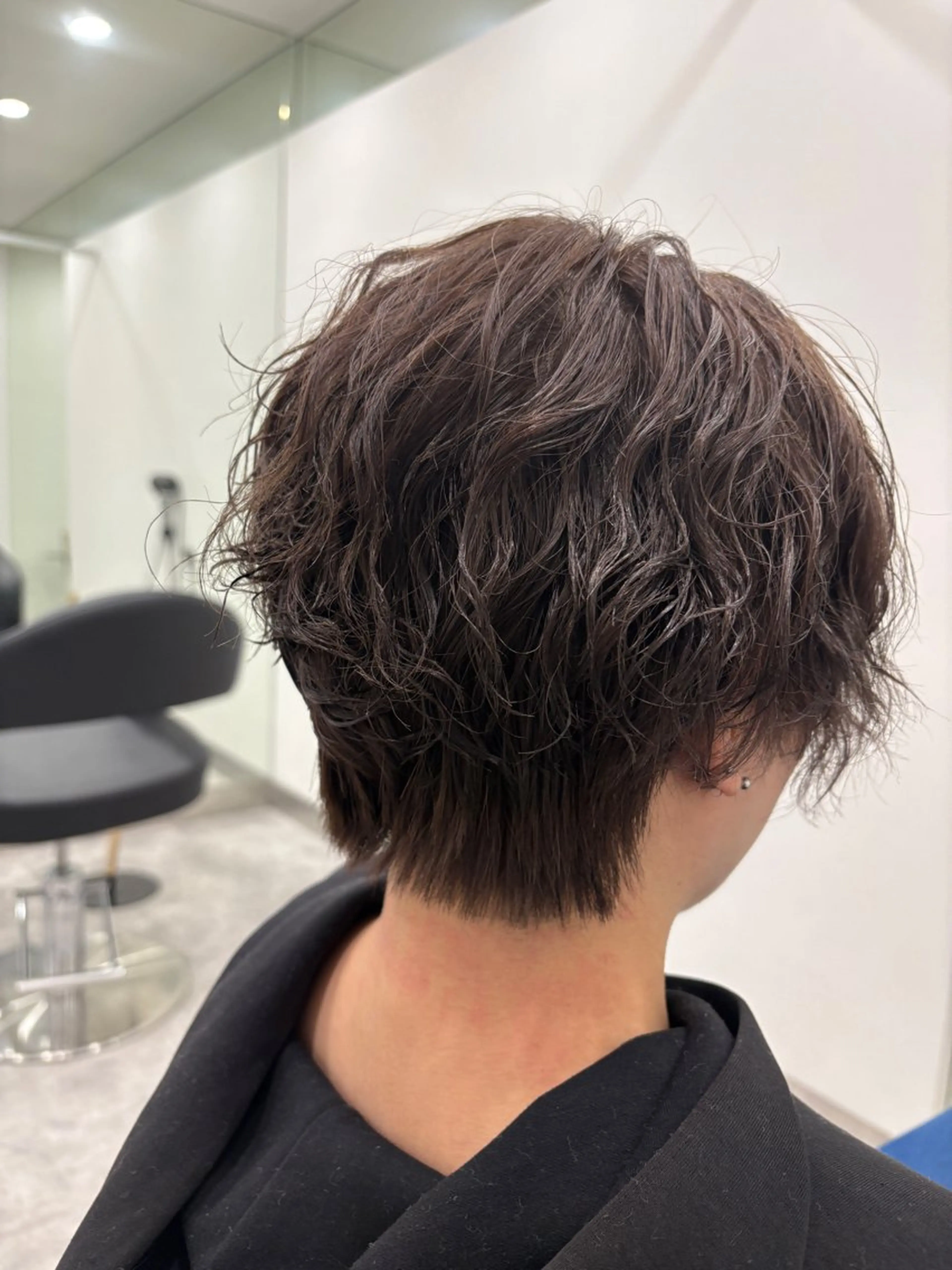 ショート カラー パーマ ブリーチ ケアブリーチ ボブ 韓国風ヘア レイヤーカット 💝似合わせカット& カラーUruna💝のヘアスタイル