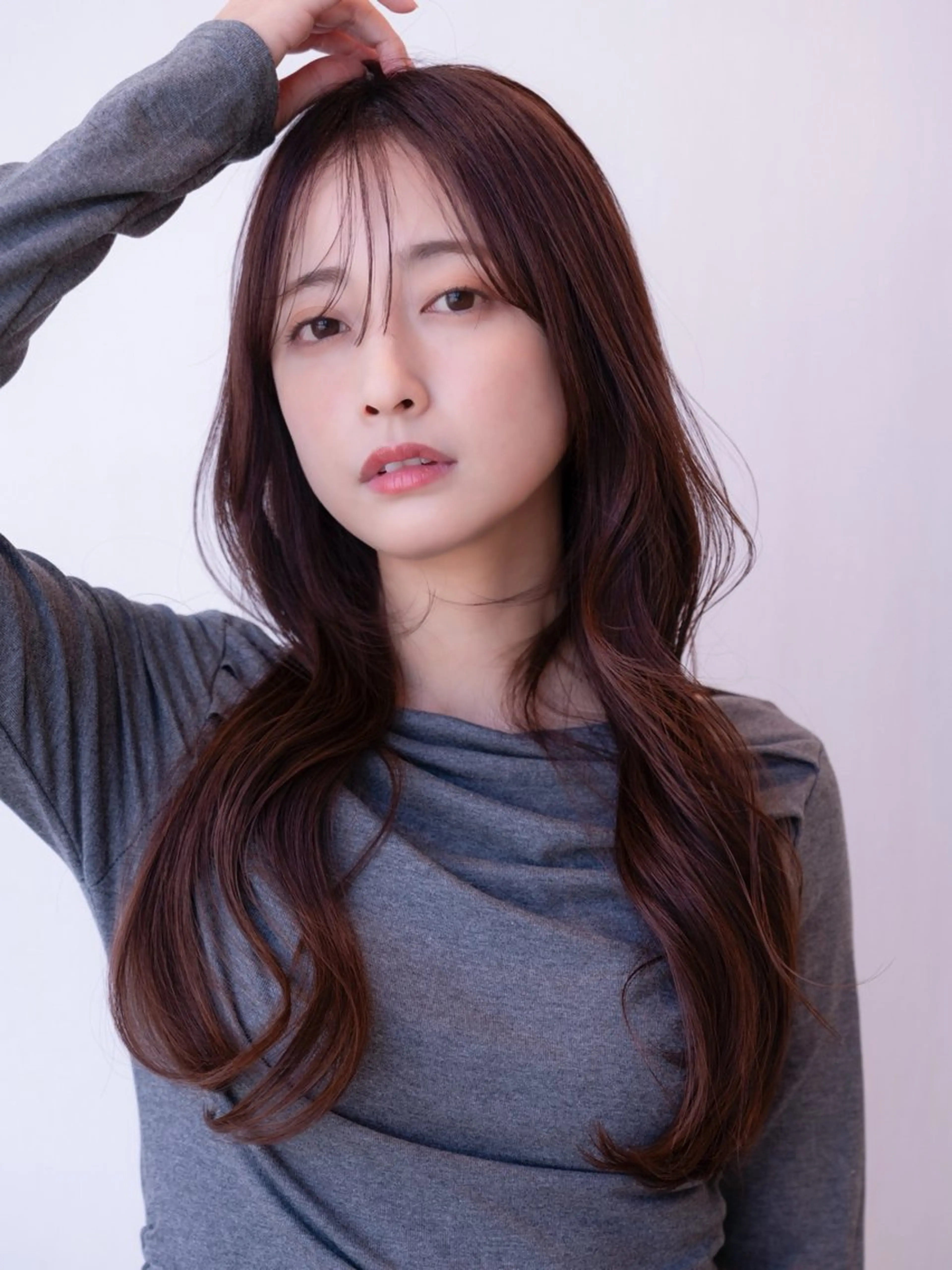 セミロング カラー カット ヘアカラー トリートメント 🉐レイヤー/塩見 弘樹🉐渋谷のヘアスタイル