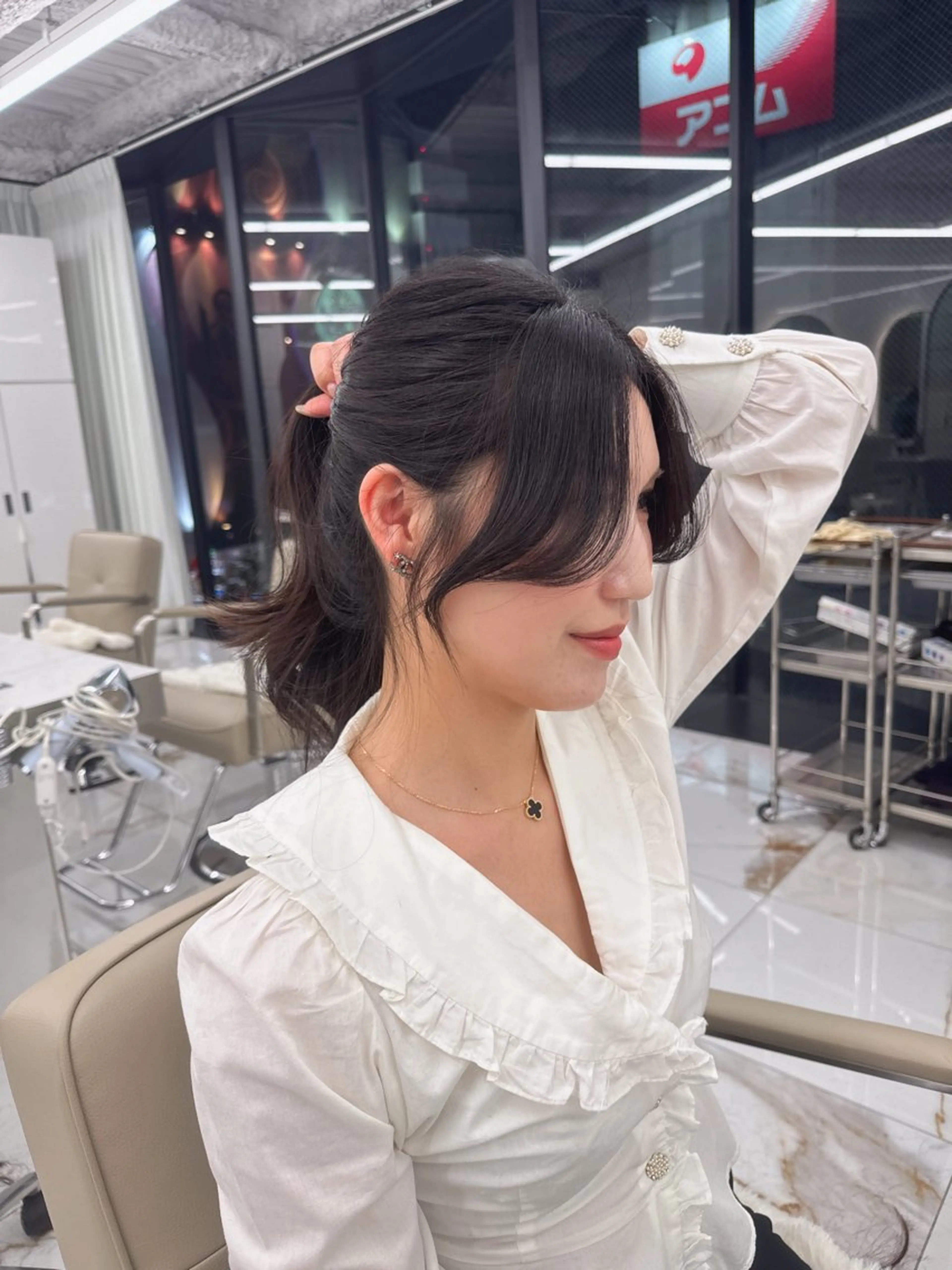 ロング のり🐼顔まわり/ 韓国/レイヤーカットのヘアスタイル