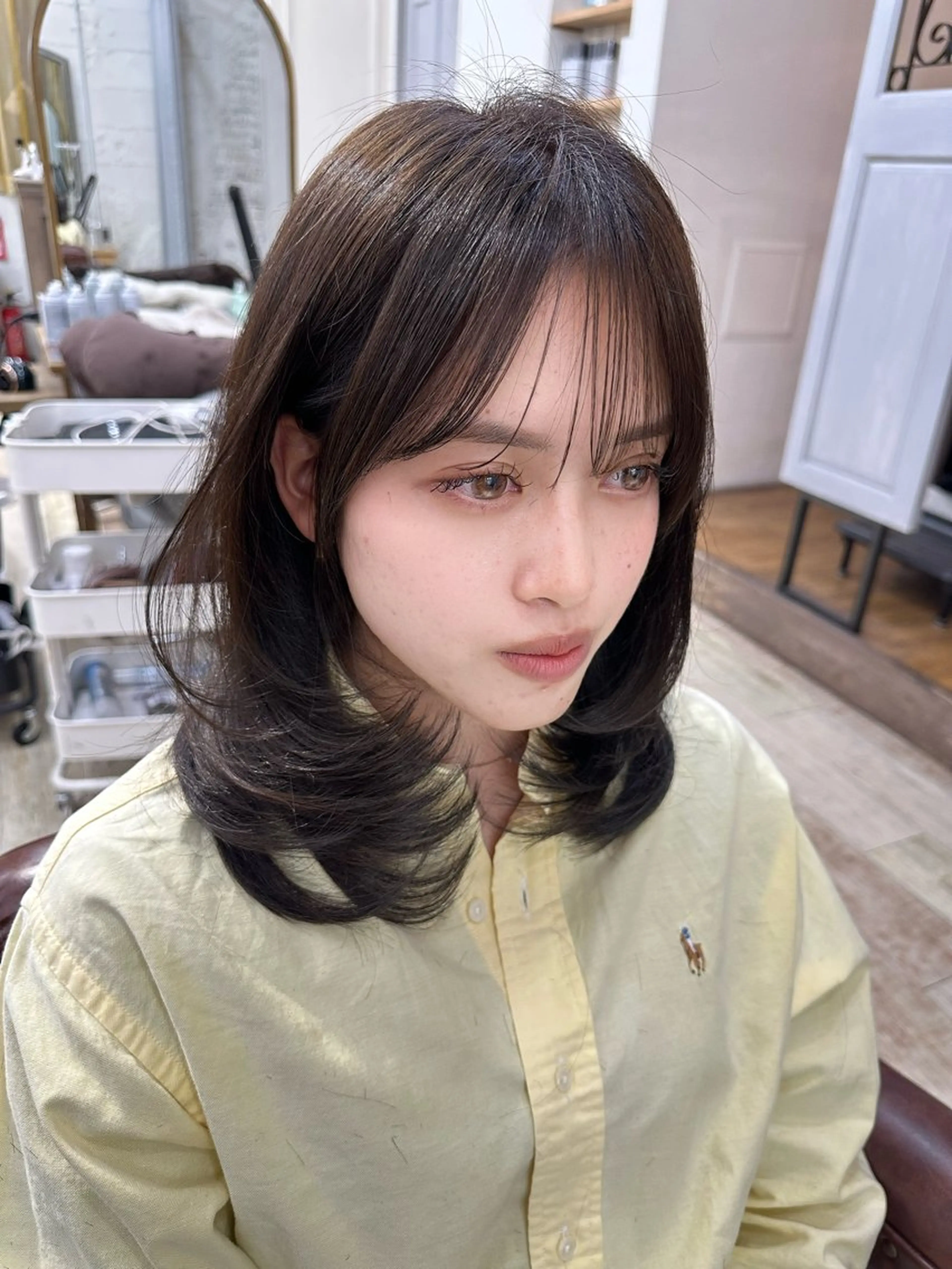 セミロング カラー レイヤーカット 髪質改善専門店 Adele 青山所属・美髪/レイヤー 青山/ヒロキのヘアスタイル
