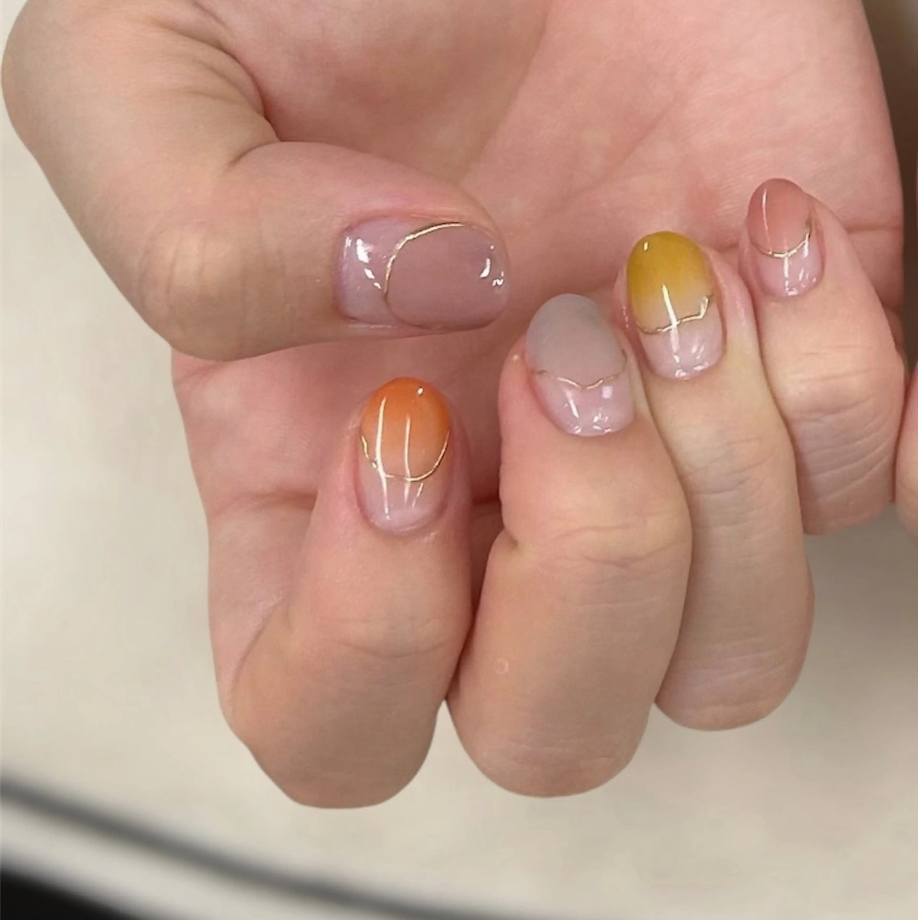 ネイル ハンドネイル アトリエ　ミモザ所属・いまむら あかりのネイルデザイン