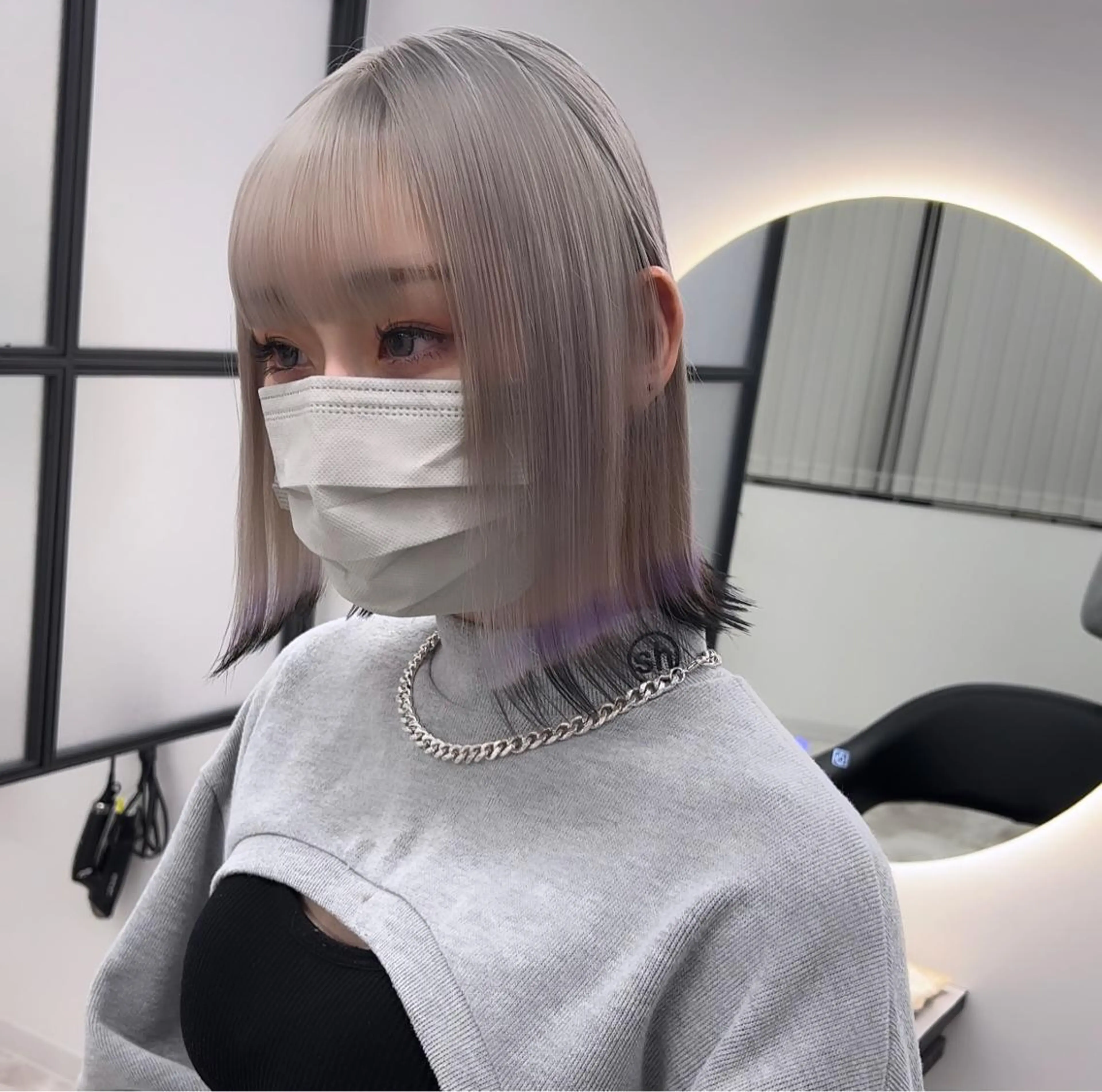 ミディアム カラー ヘアカラー Ren. 🦋デザインカラーのヘアスタイル