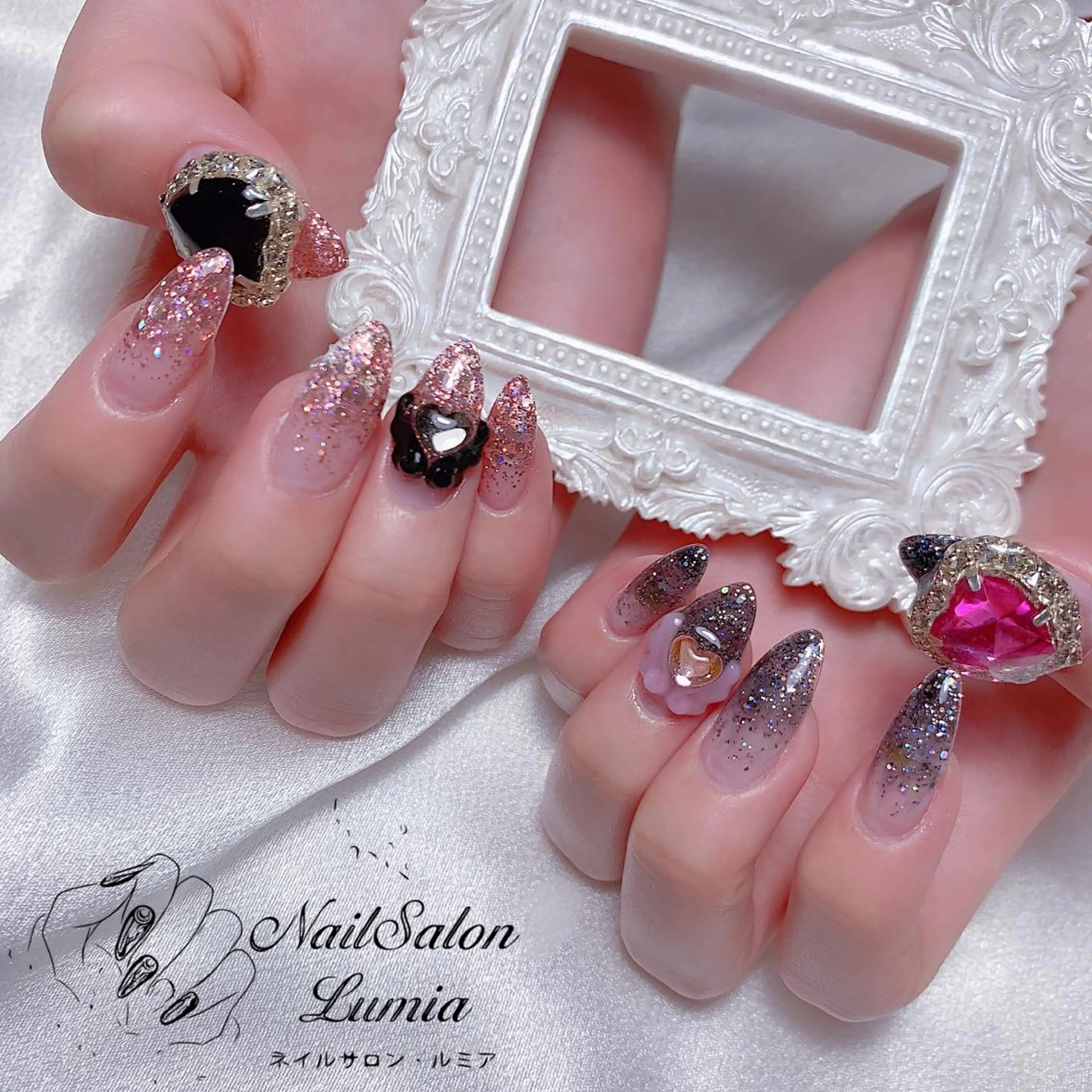 ネイル ハンドネイル ネイルサロン ルミア Lumia 店長のネイルデザイン