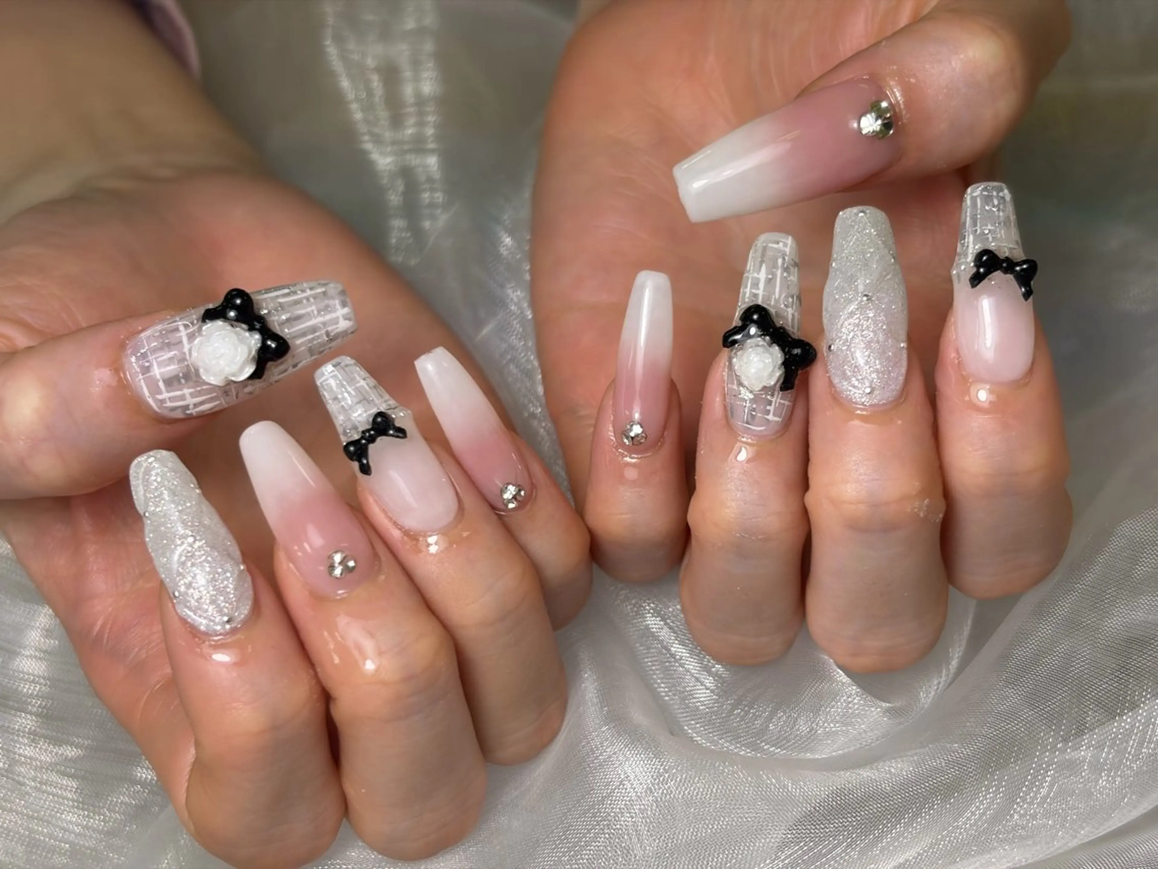 ネイル ハンドネイル Mana‪ ‪·͜· ❤︎‬のネイルデザイン