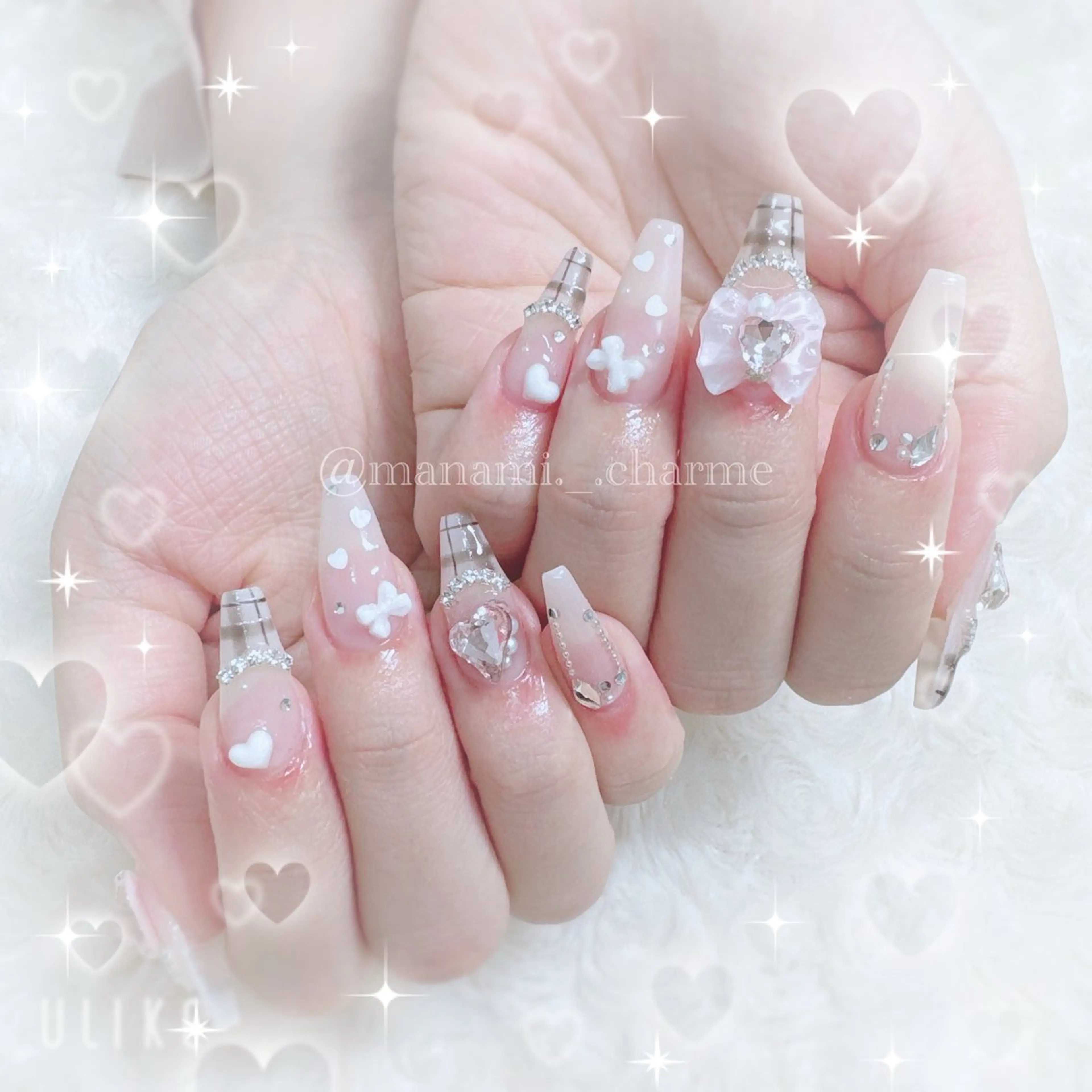 ネイル pourtoi 立川 manami⟡.·のネイルデザイン