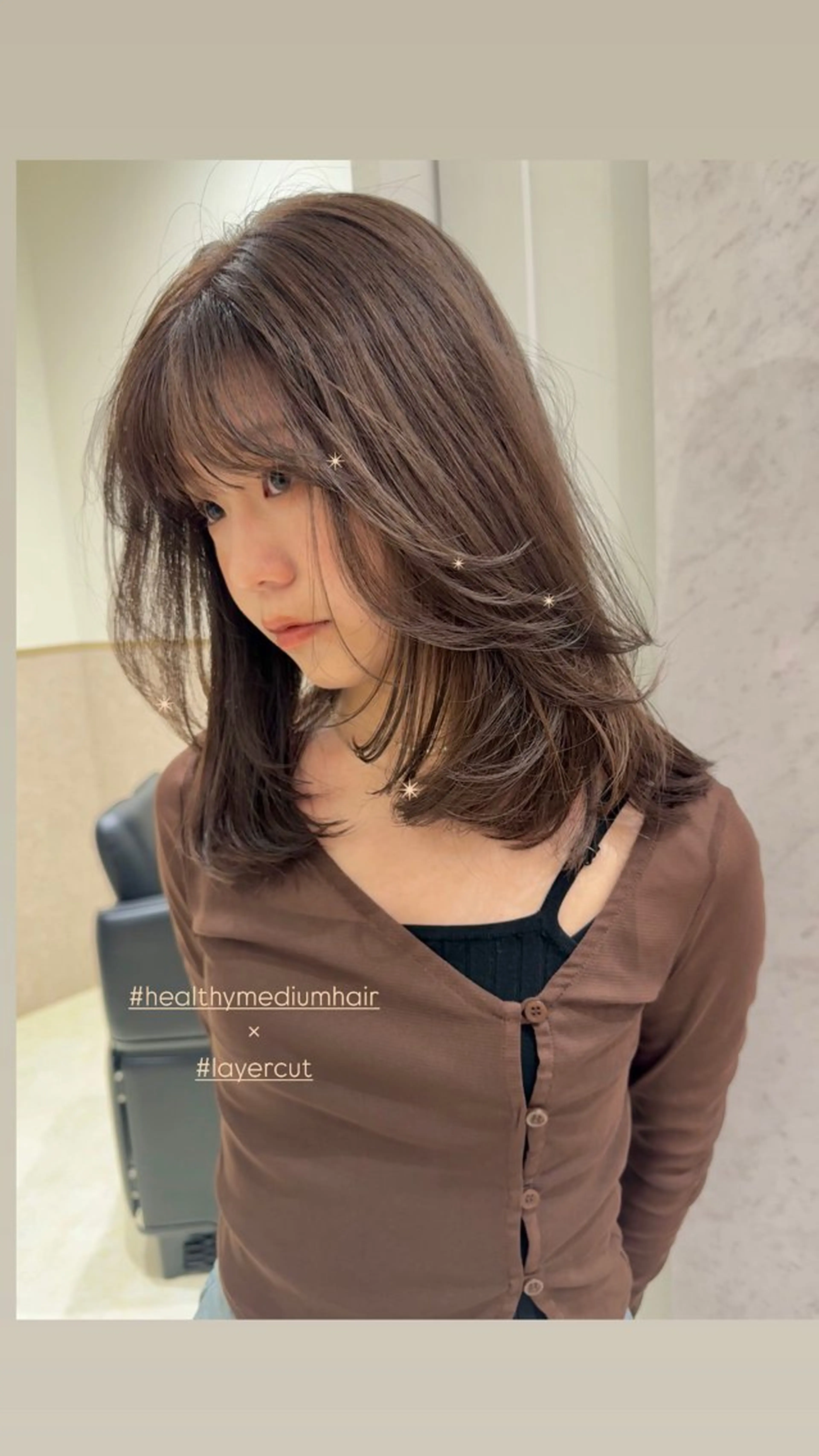 ロング 捺葵 @72tomi__のヘアスタイル