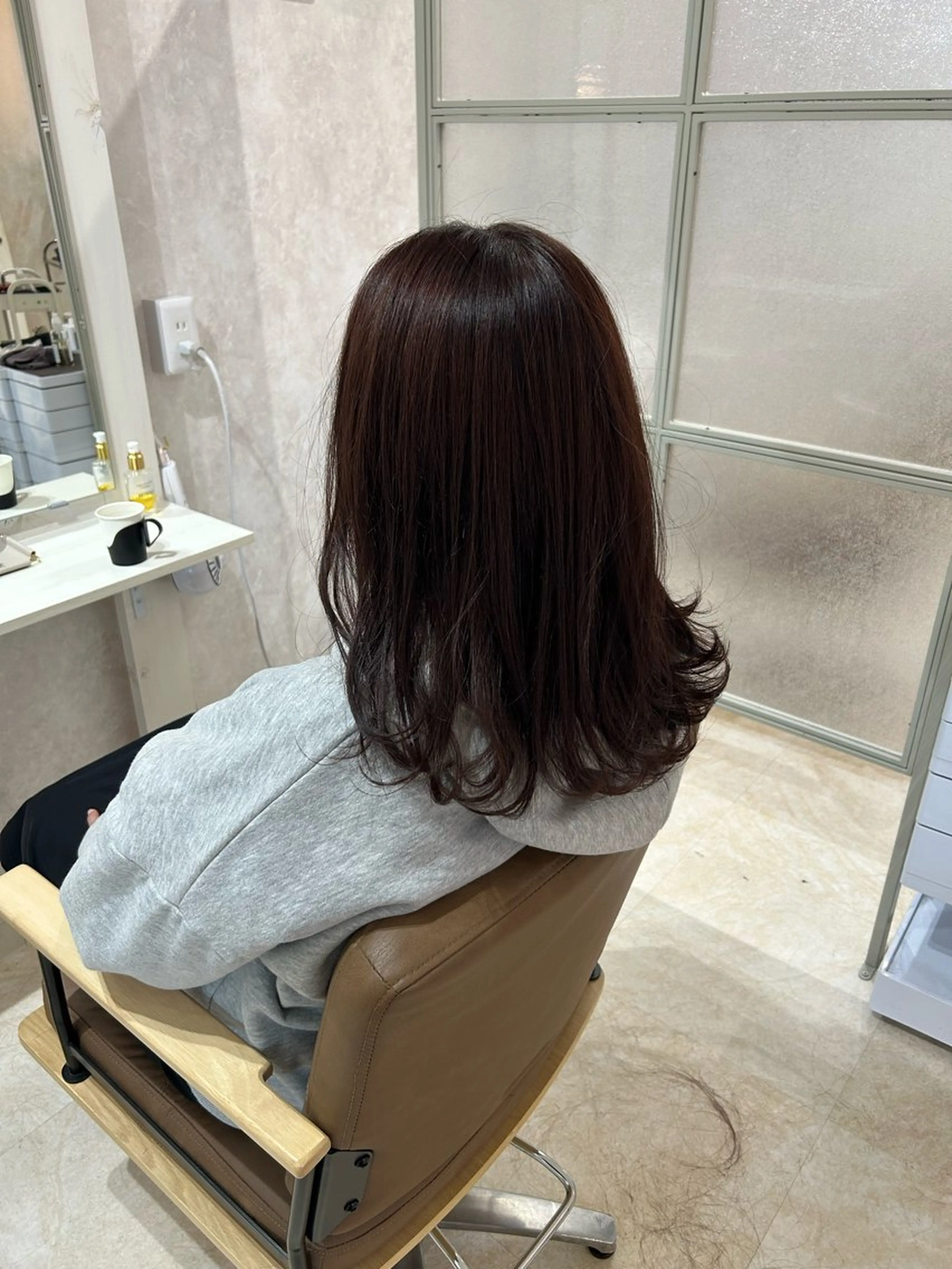 ミディアム カラー カット ヘアカラー トリートメント ヘアセット 💙まこと💙艶 カラー(Rico)のヘアスタイル